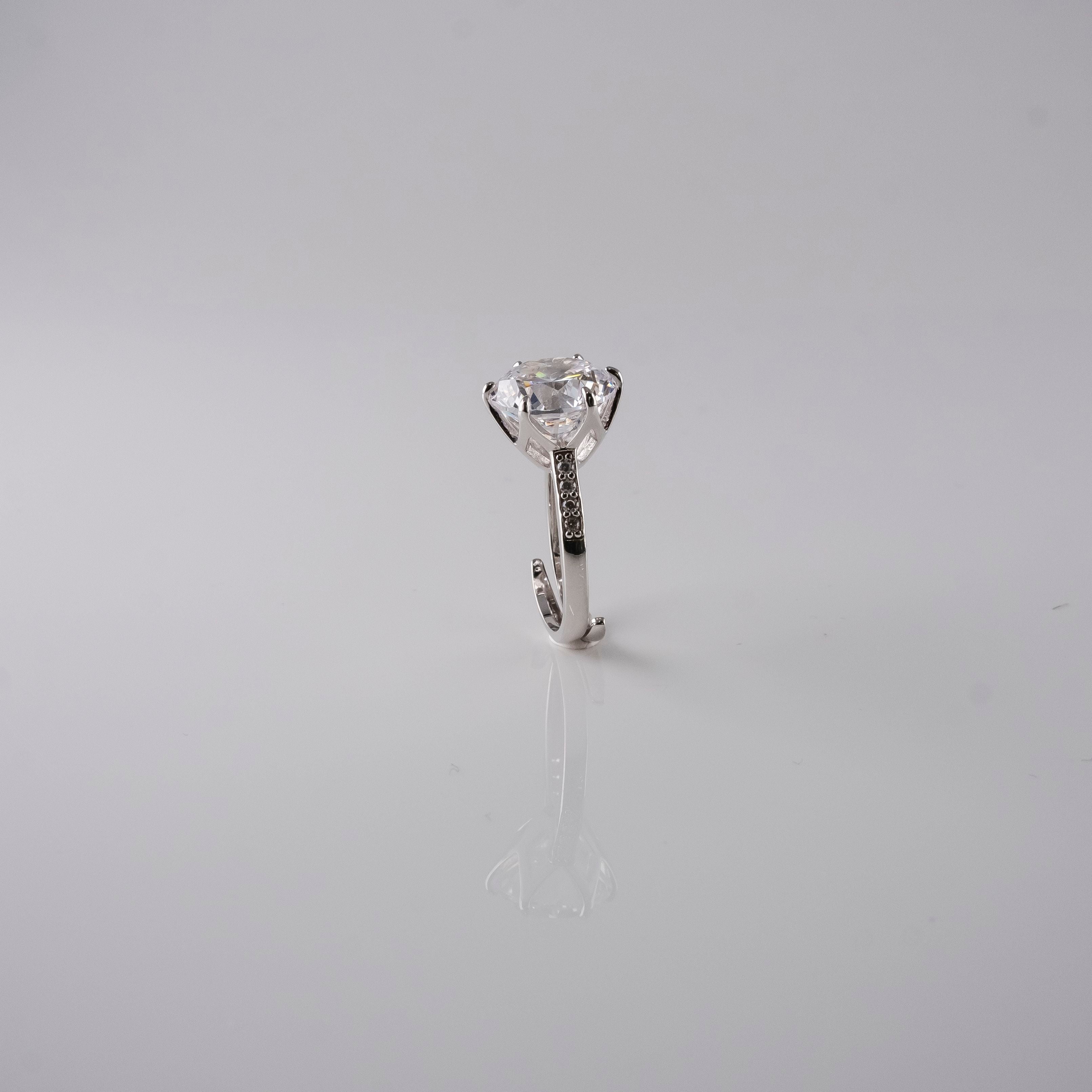 Anello Solitario Medio