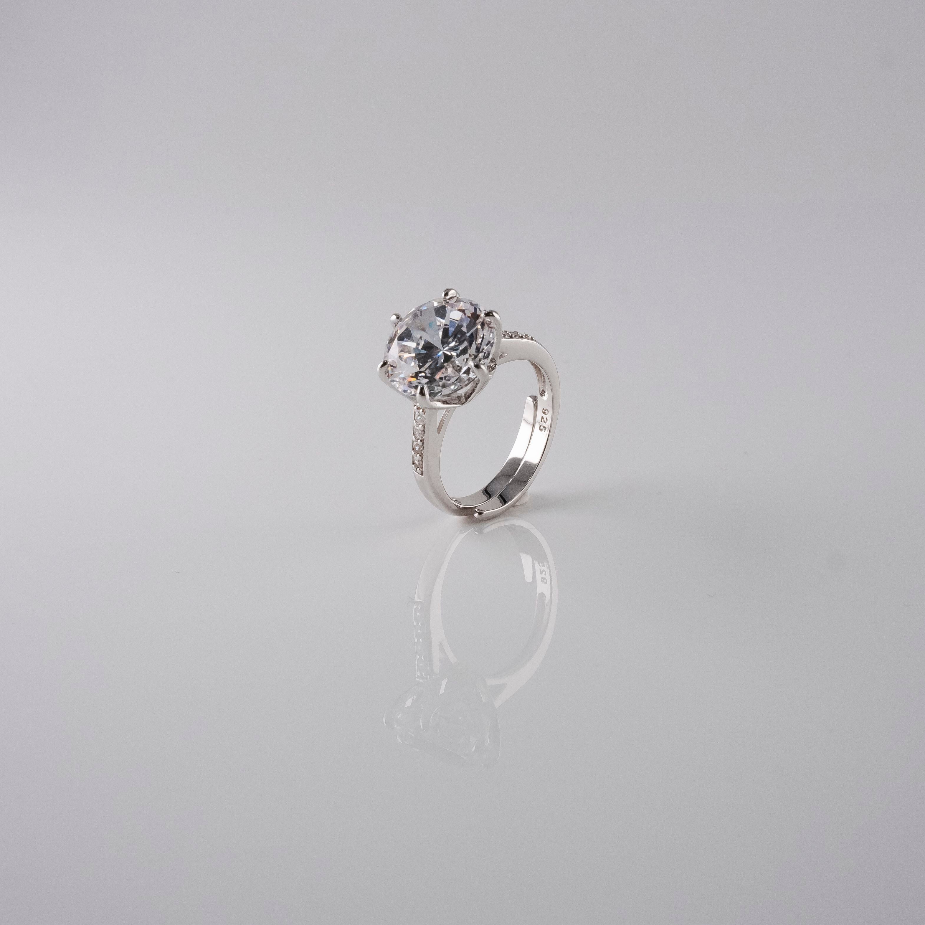 Anello Solitario Medio