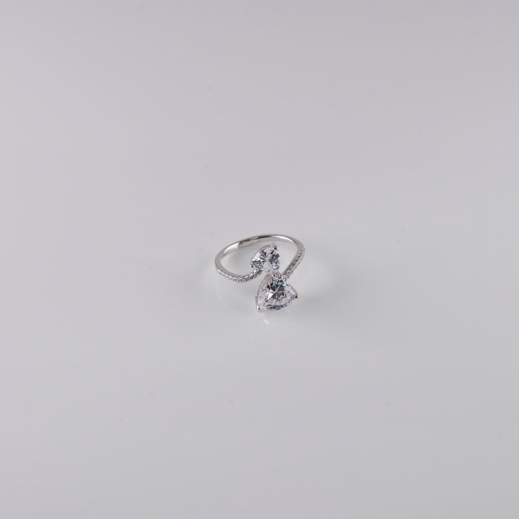 Anello Doppio Cuore