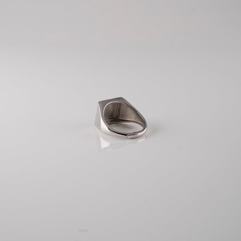 Anello Quadrato E Pietre