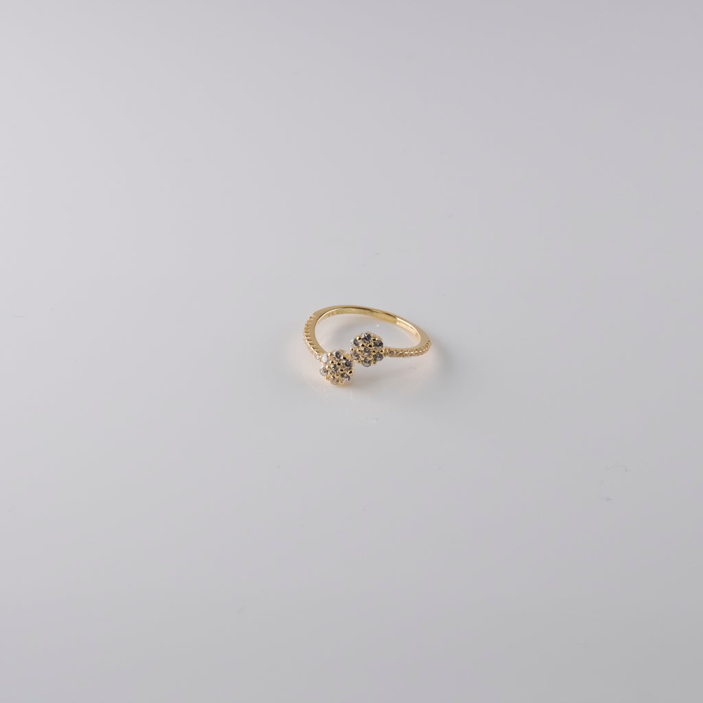 Anello Due Fiori