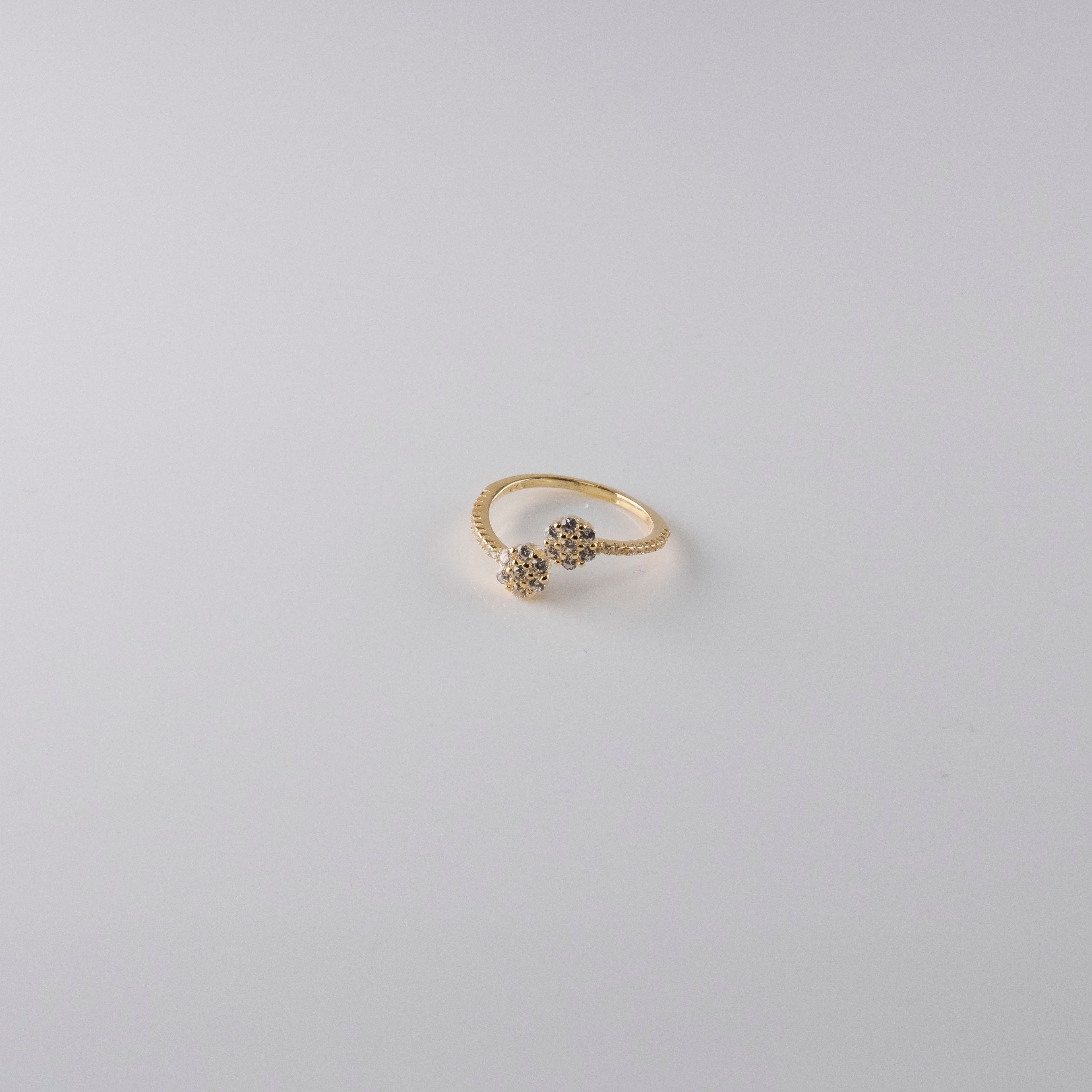 Anello Due Fiori