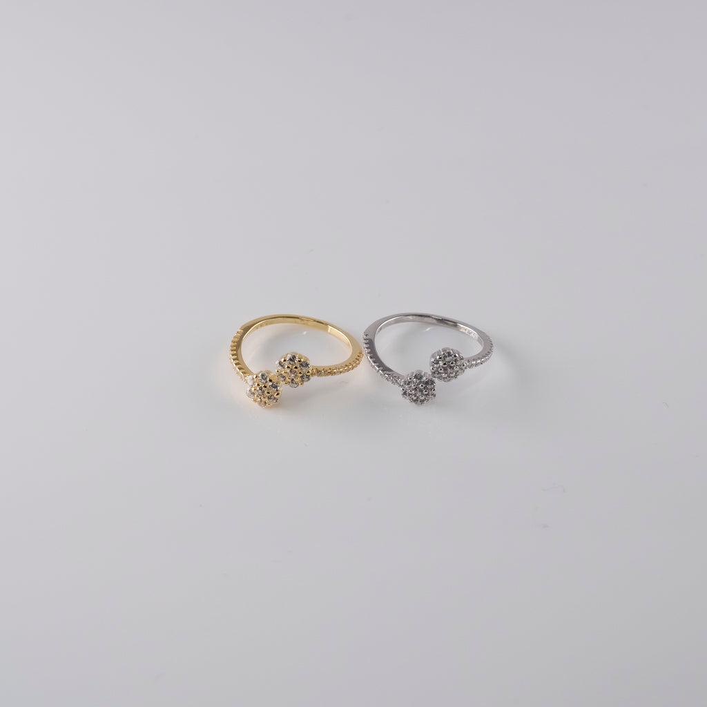 Anello Due Fiori