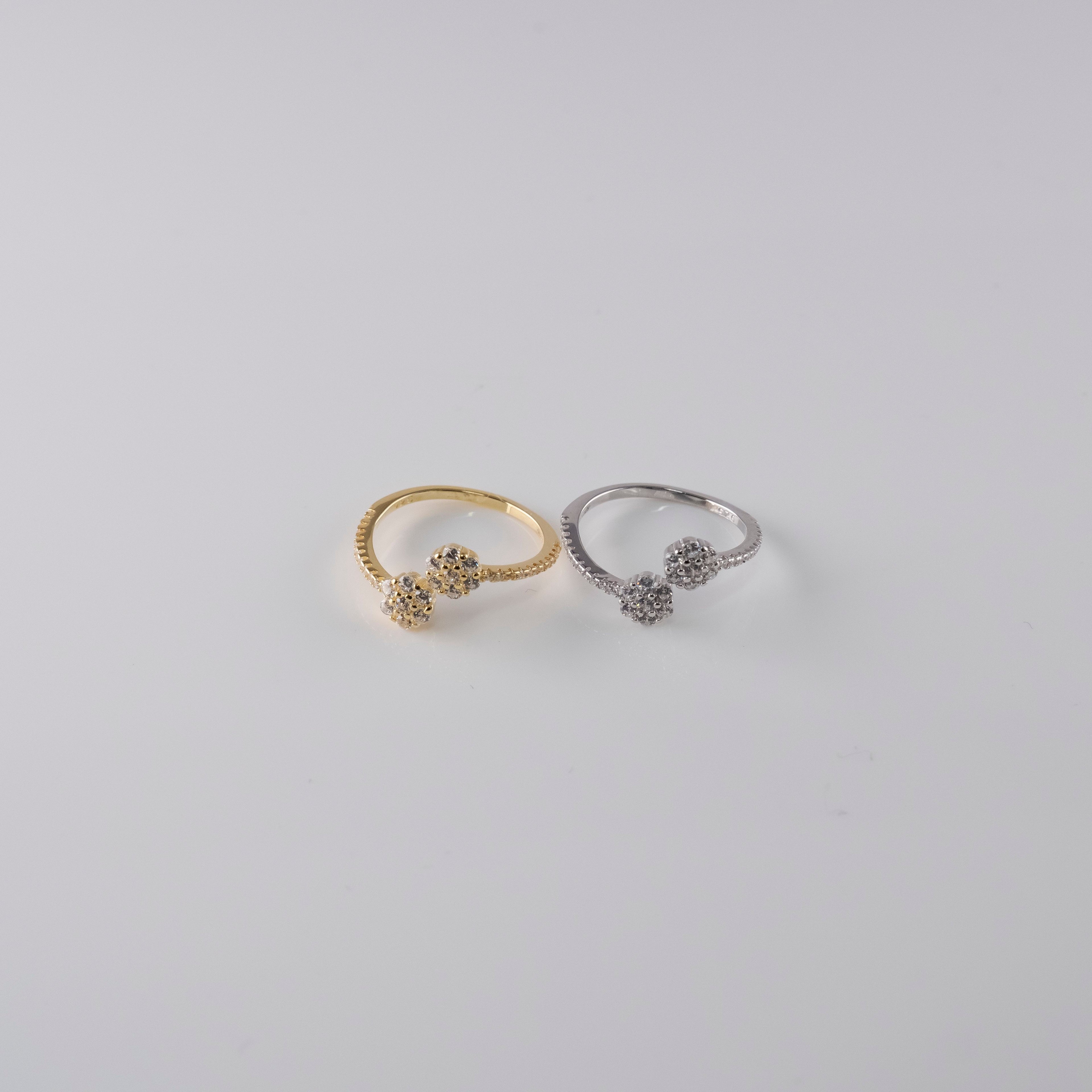 Anello Due Fiori