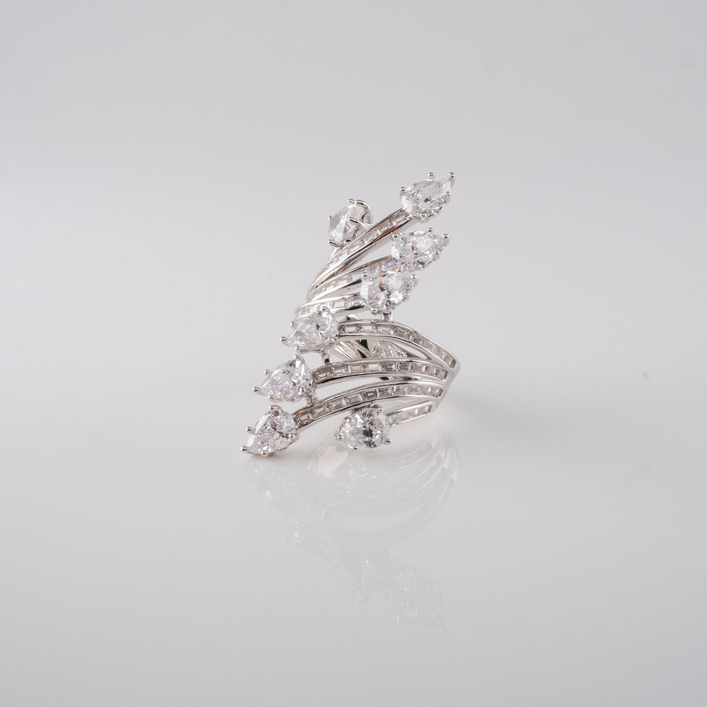 Anello Multi Spirale Gocce