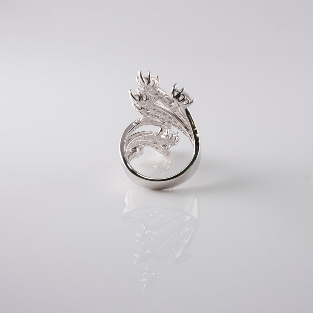 Anello Multi Spirale Gocce