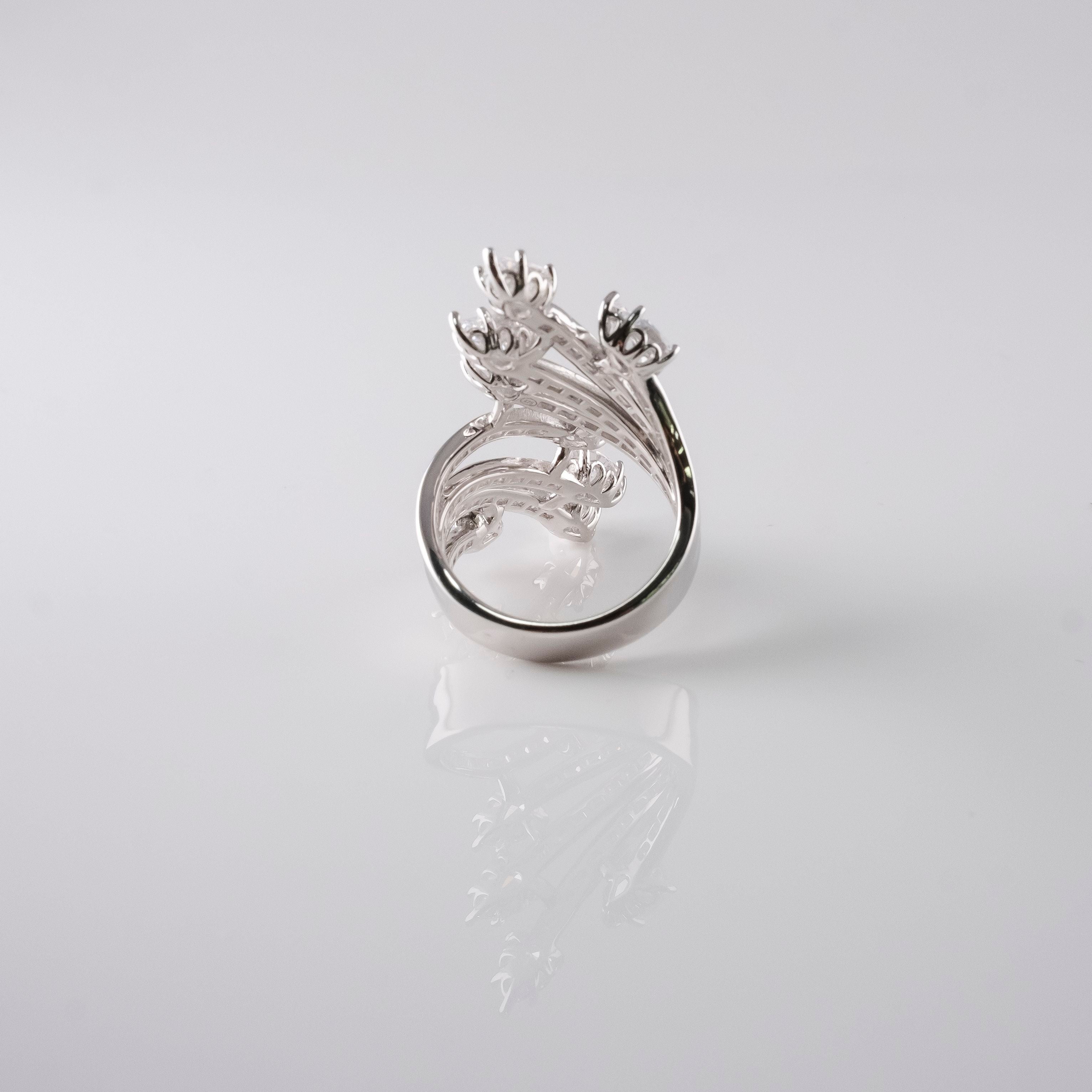 Anello Multi Spirale Gocce