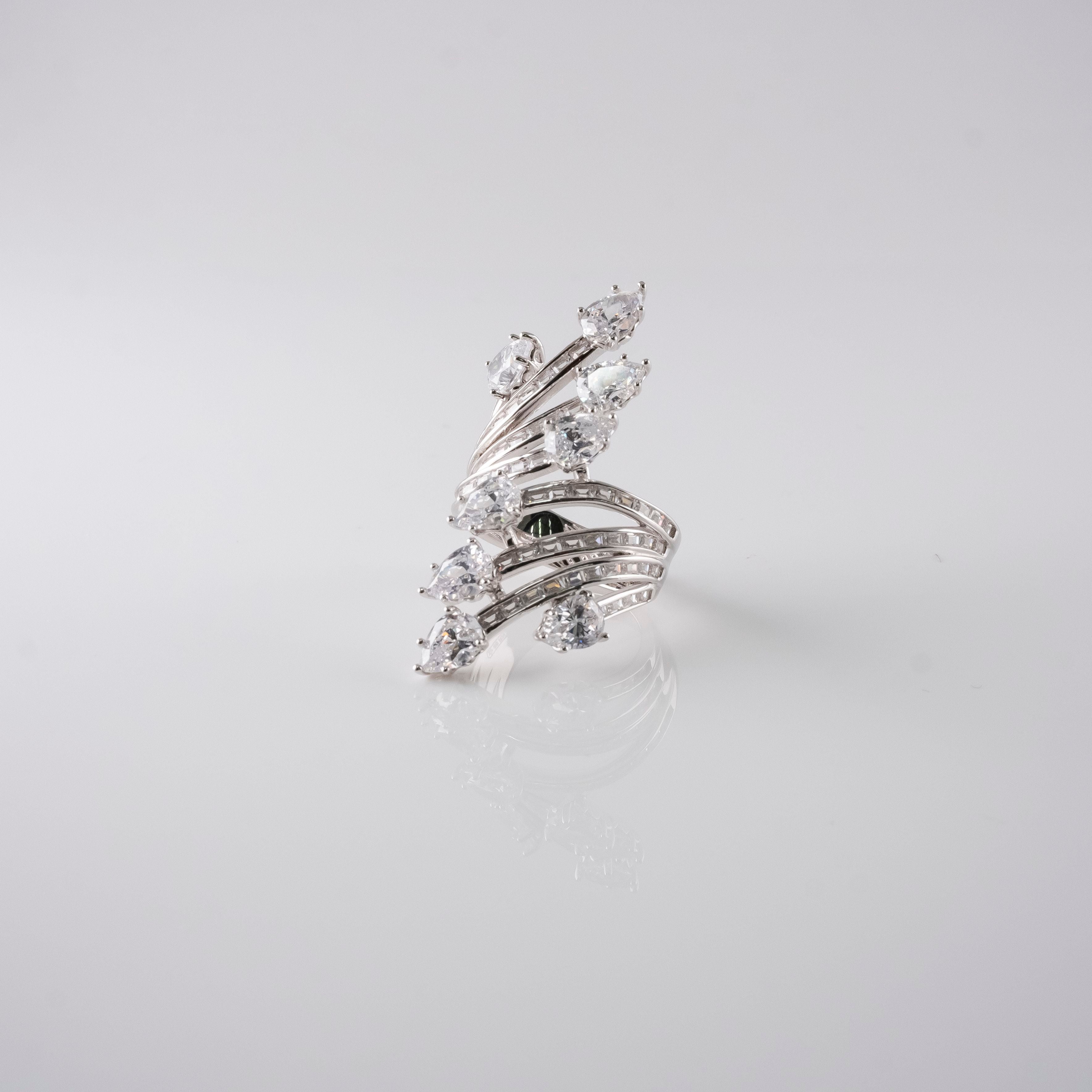 Anello Multi Spirale Gocce