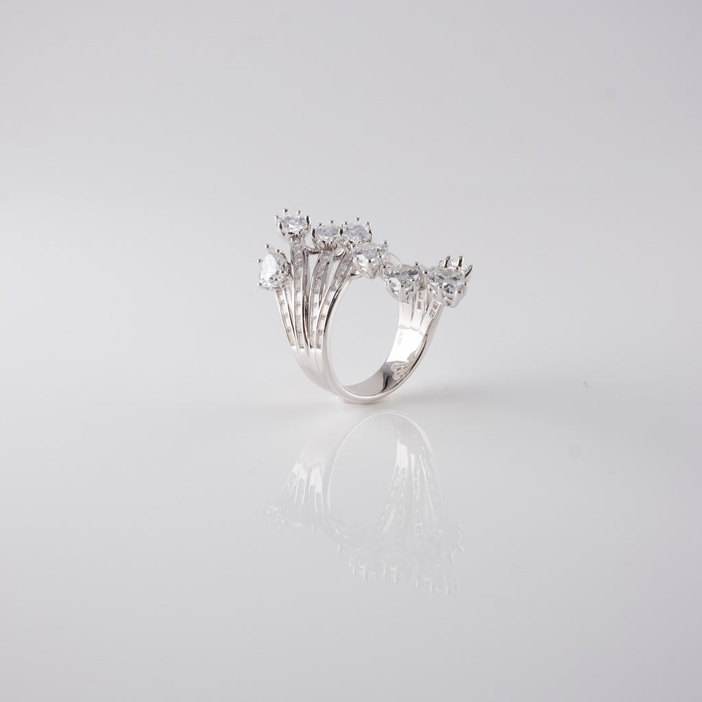 Anello Multi Spirale Gocce