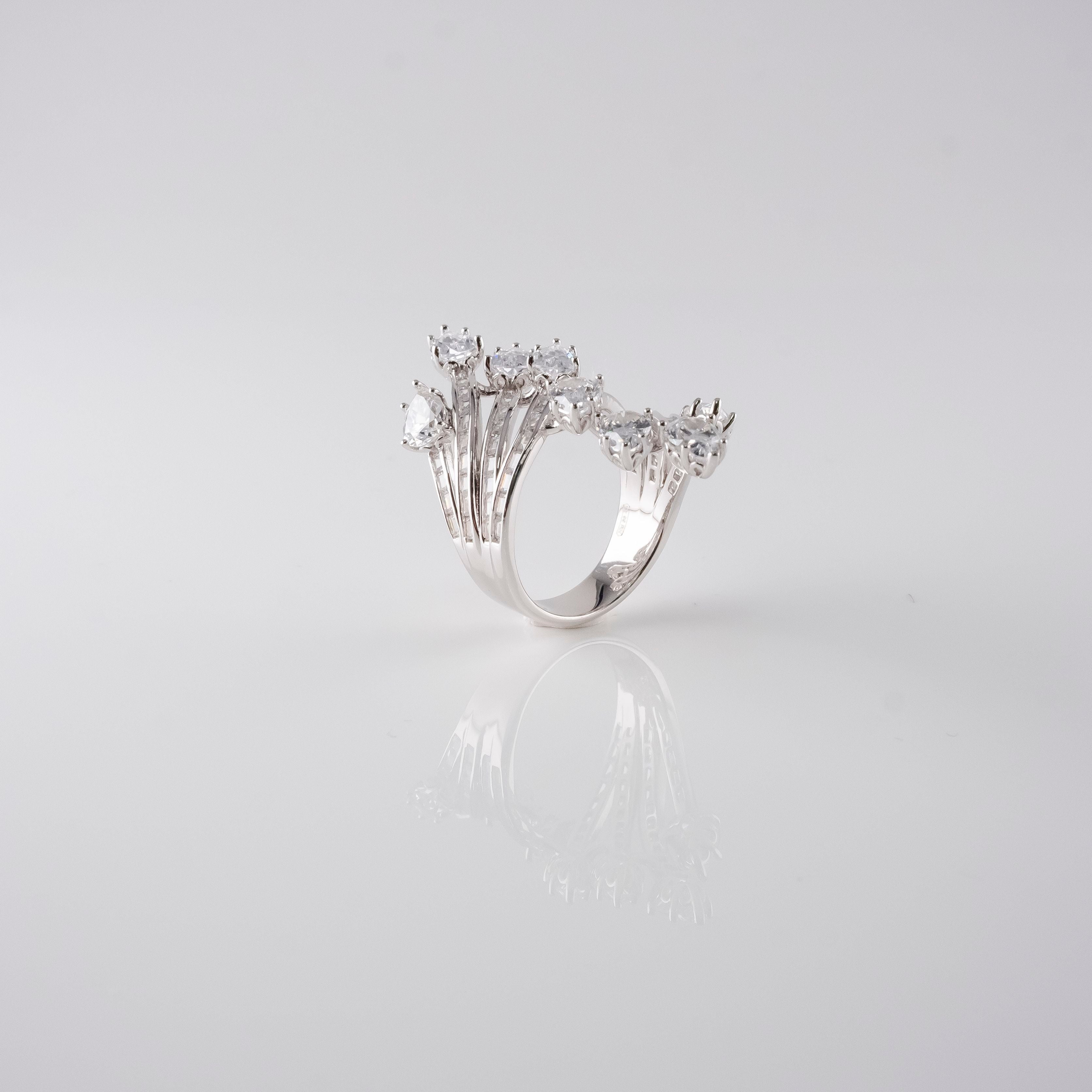 Anello Multi Spirale Gocce