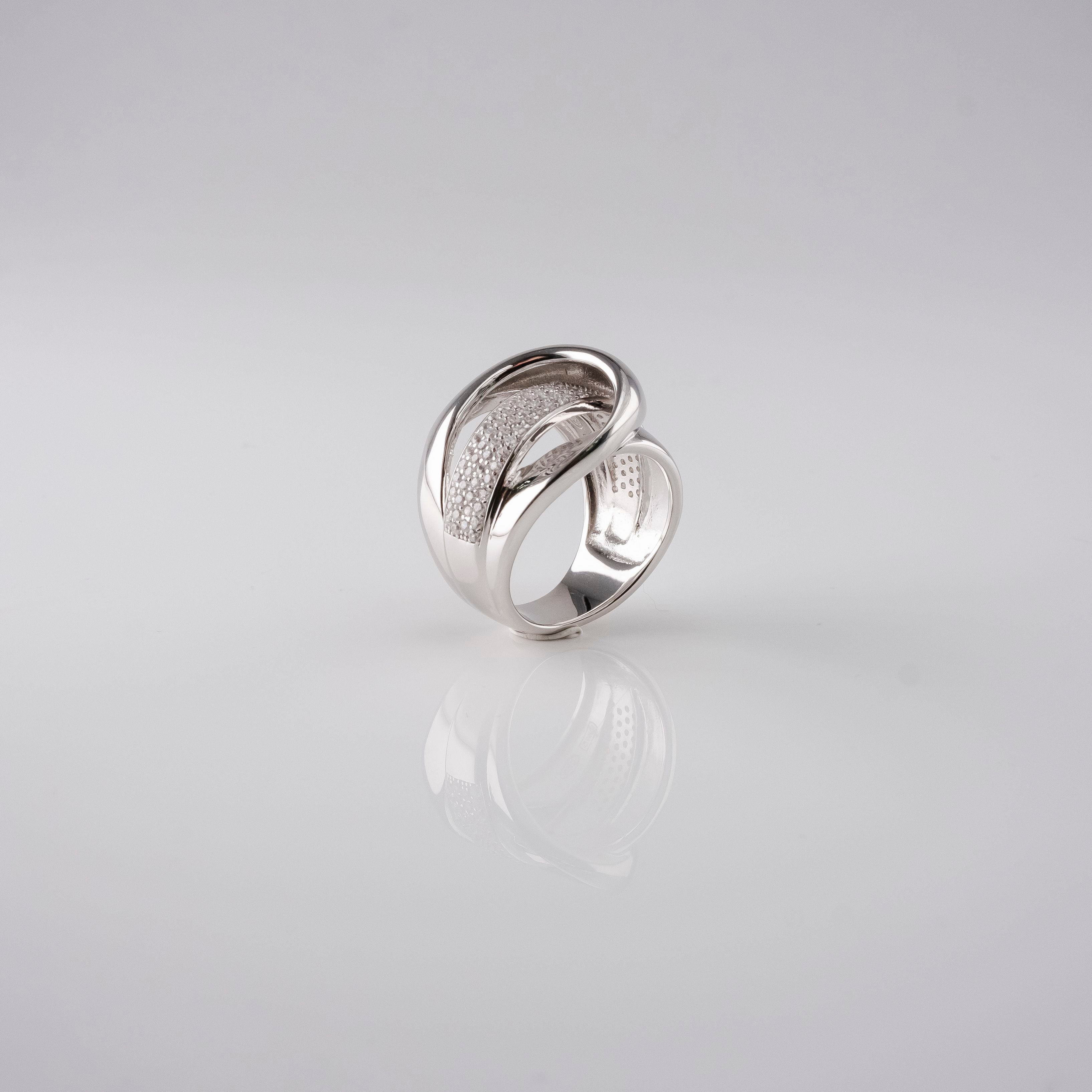 Anello Fibbia Intrecciata