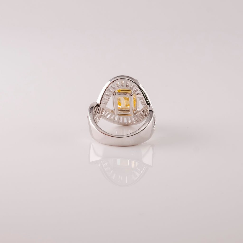 Anello Nastro E Pietra