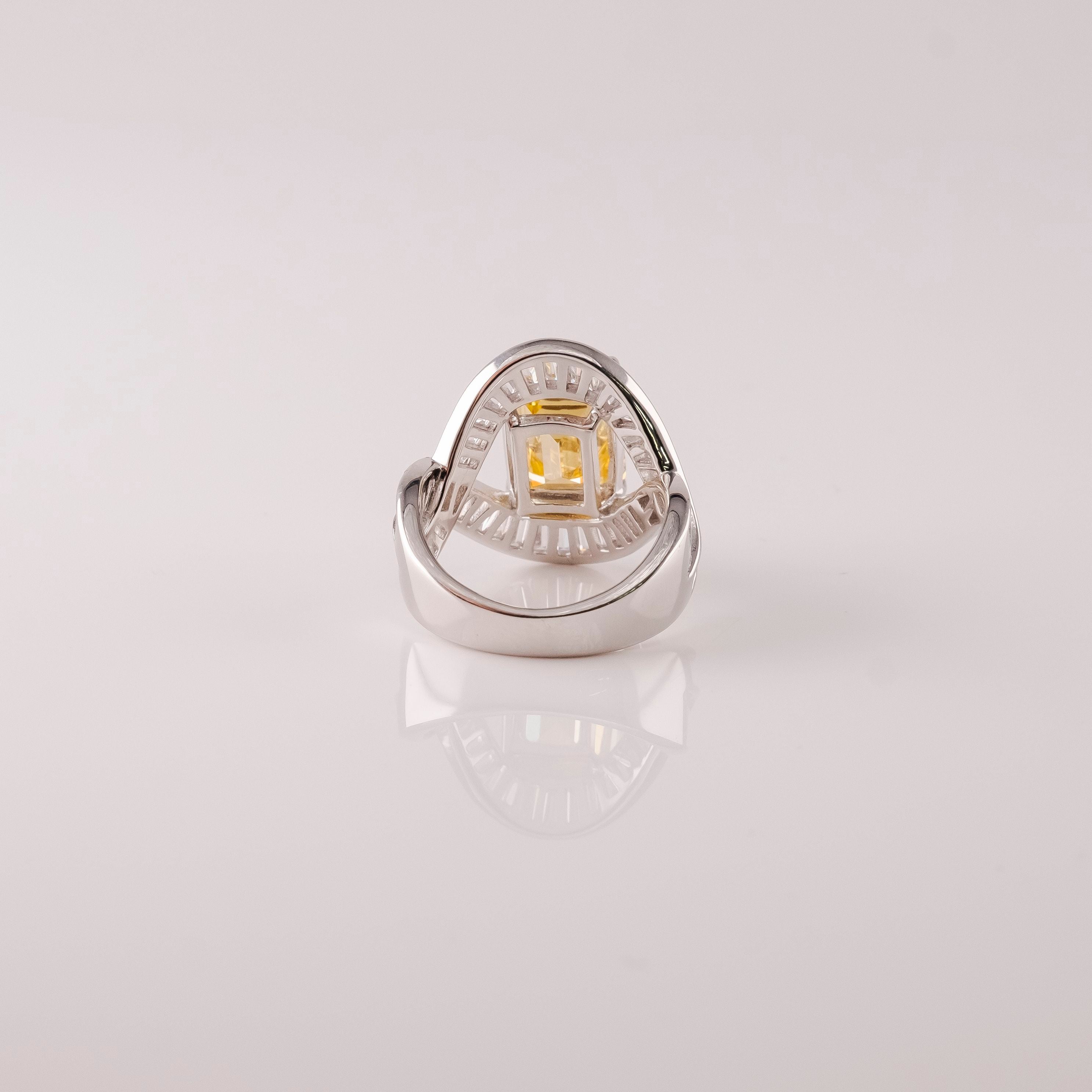 Anello Nastro E Pietra