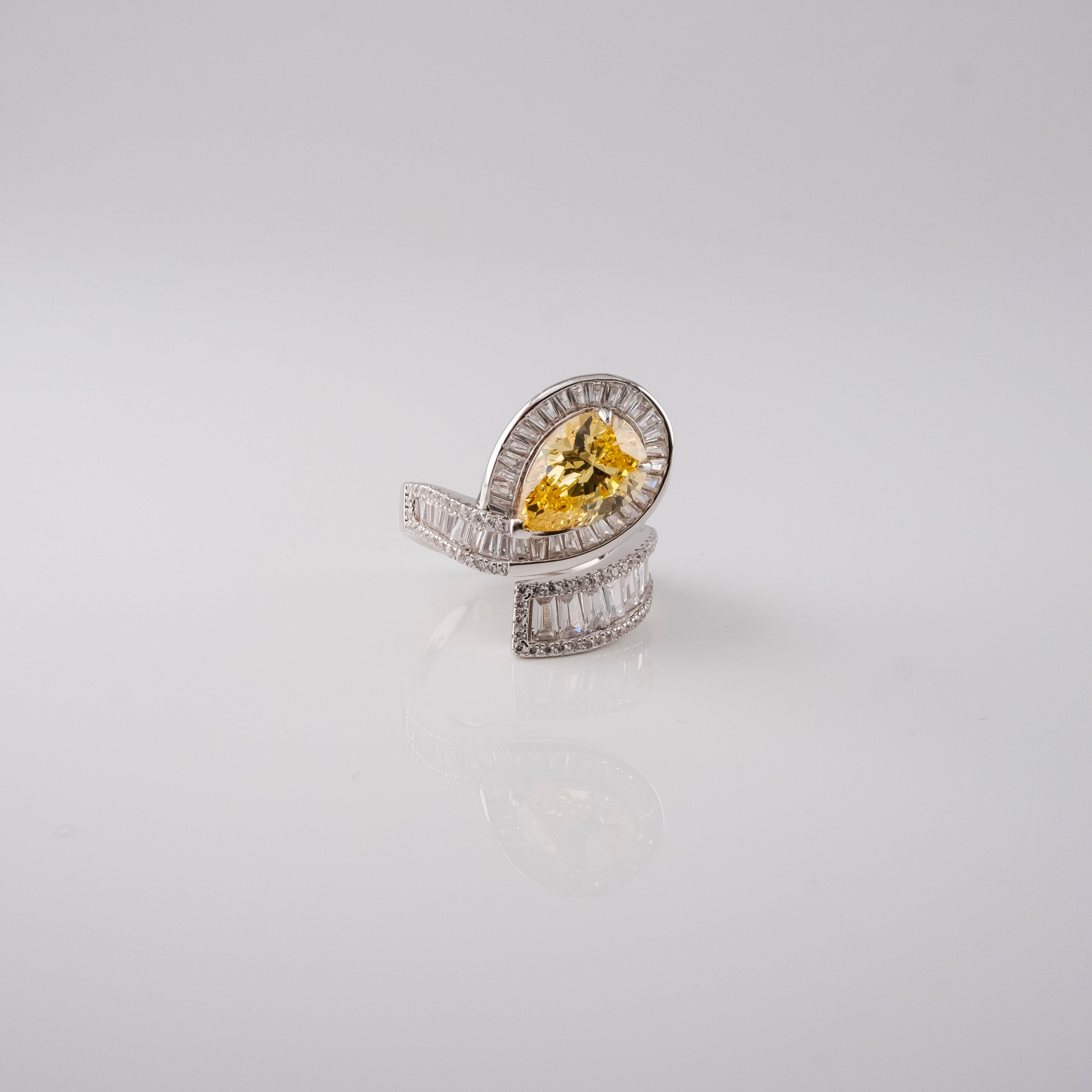 Anello Spirale Goccia