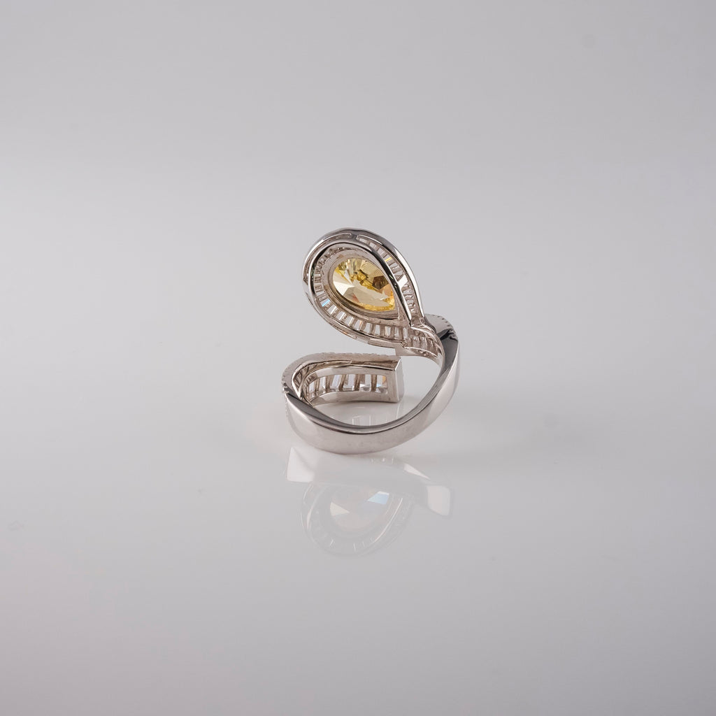 Anello Spirale Goccia