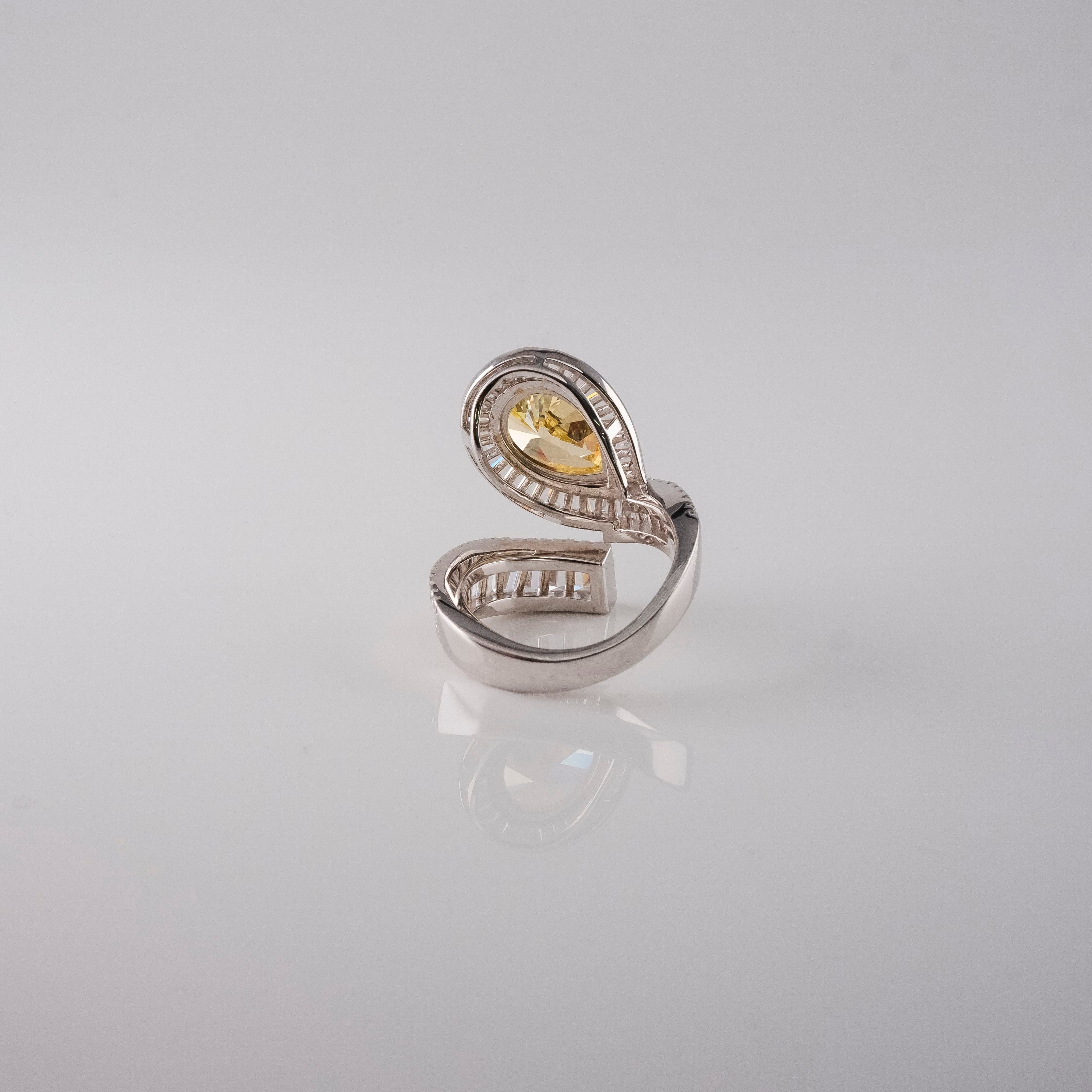 Anello Spirale Goccia