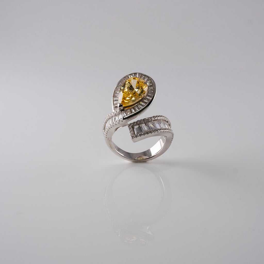 Anello Spirale Goccia