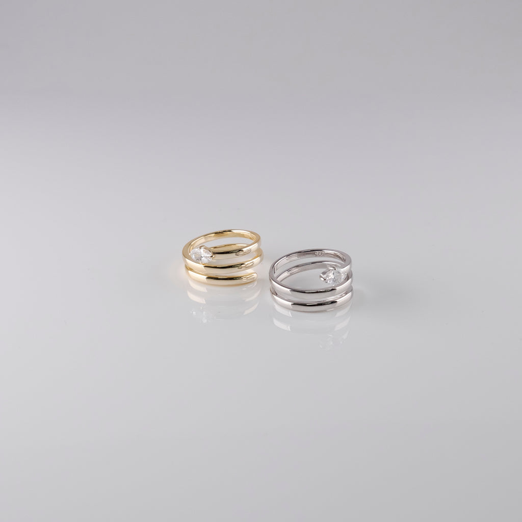 Anello Spirale Navette