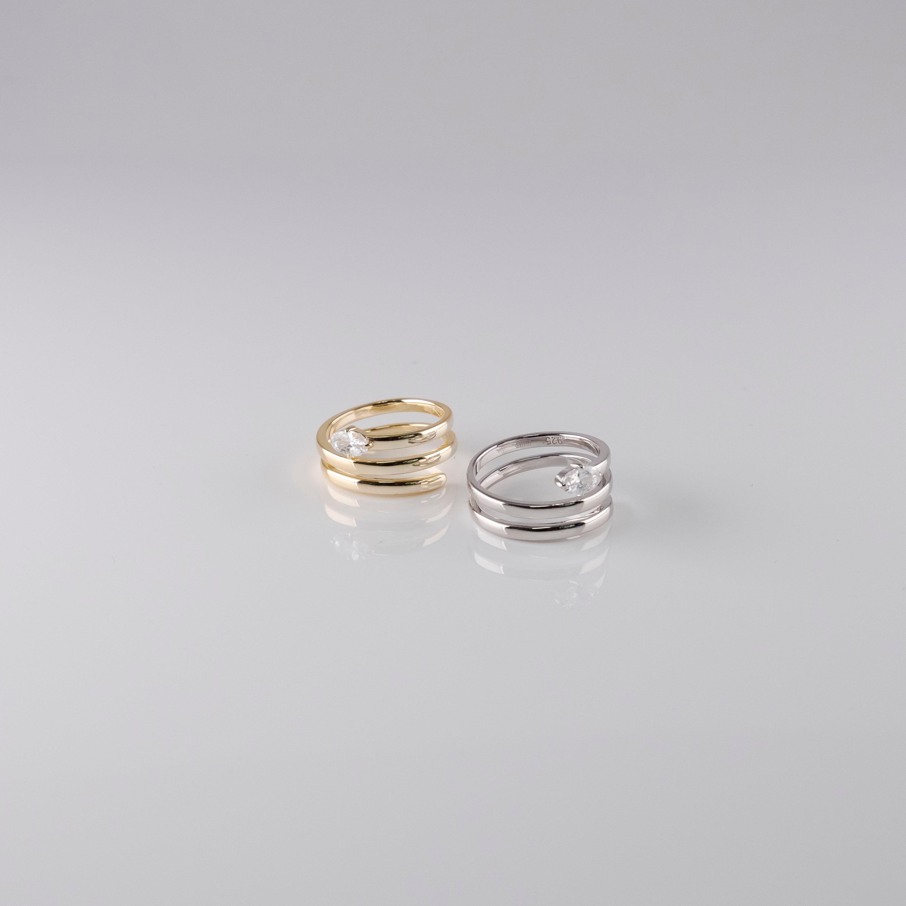 Anello Spirale Navette