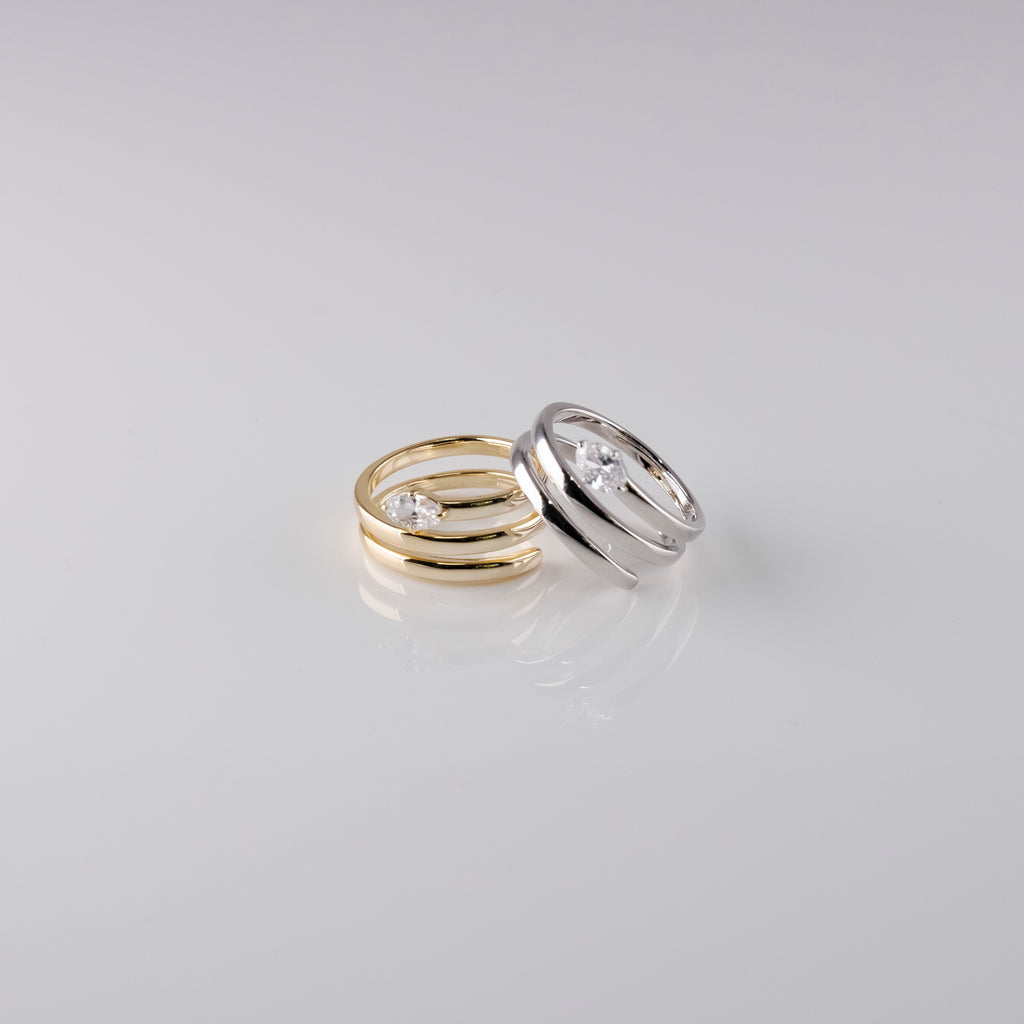 Anello Spirale Navette