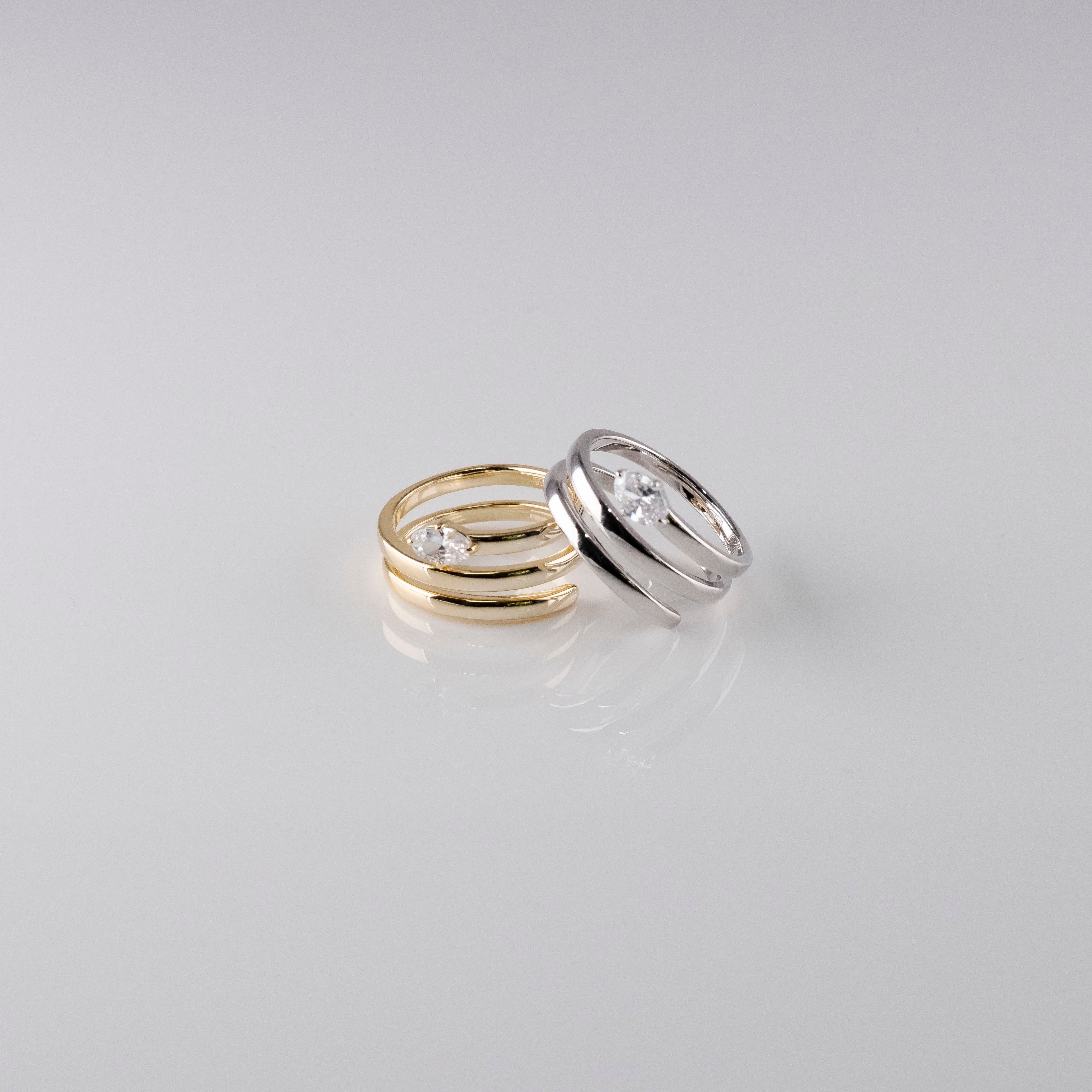 Anello Spirale Navette