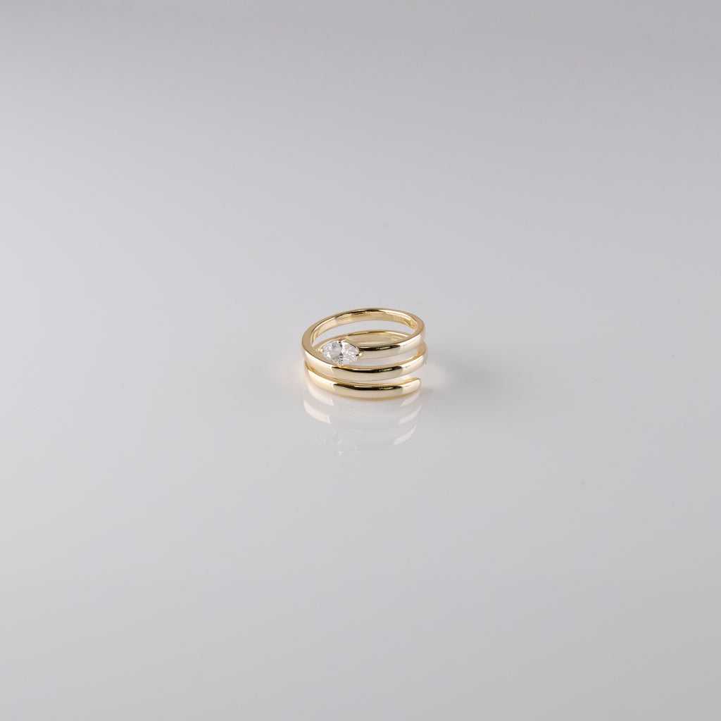 Anello Spirale Navette