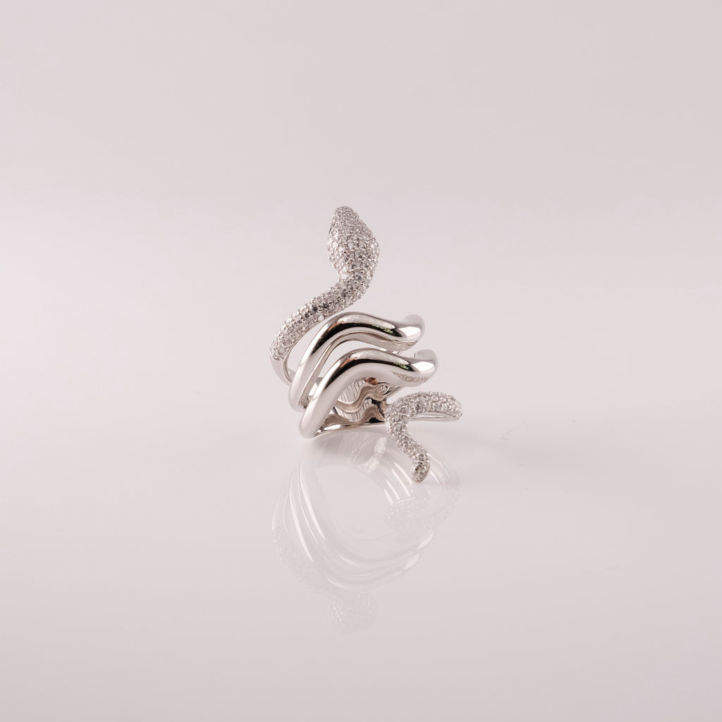 Anello Serpente Spirale