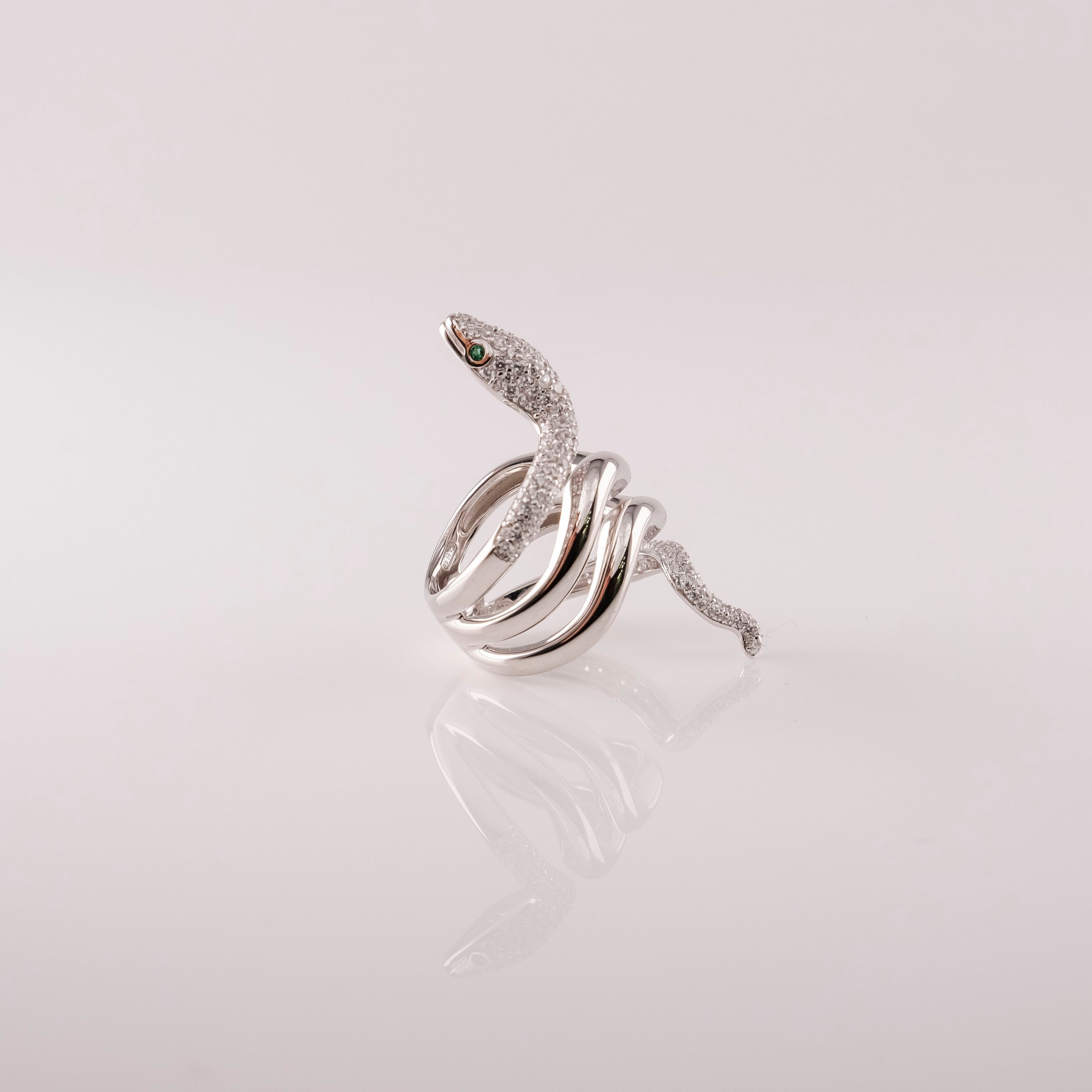Anello Serpente Spirale