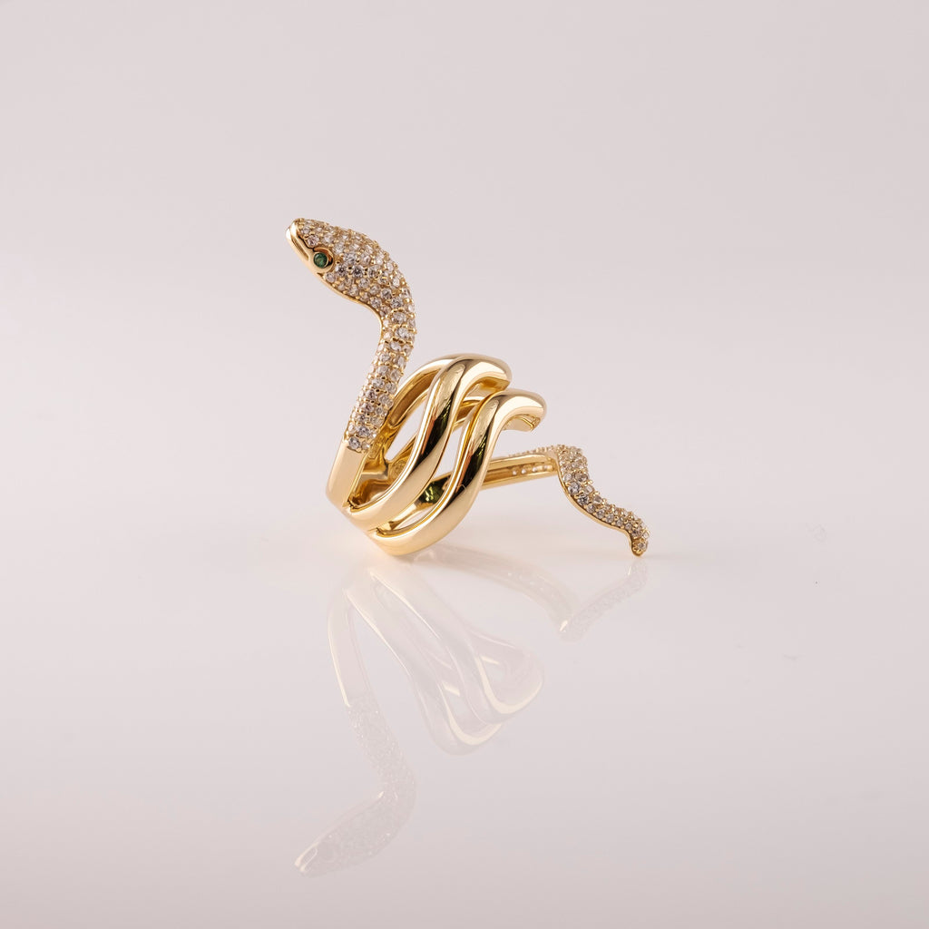 Anello Serpente Spirale