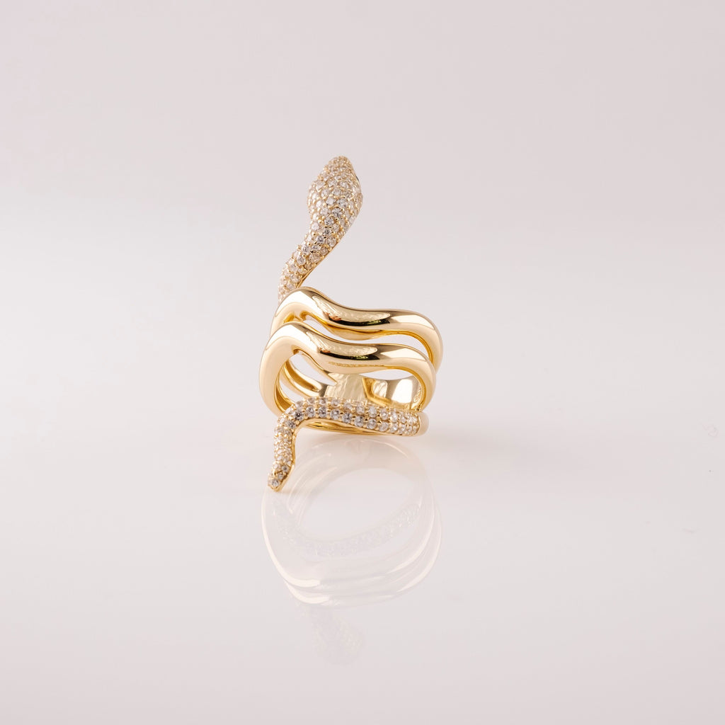 Anello Serpente Spirale