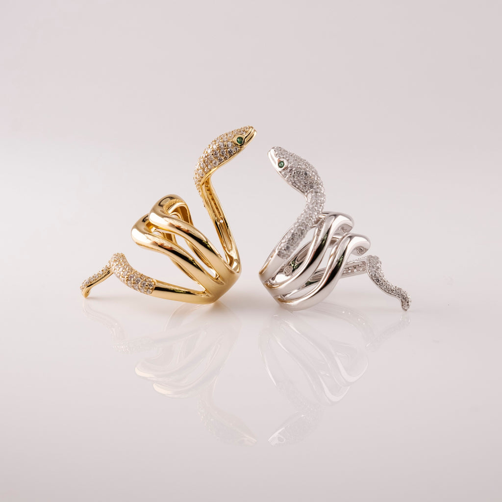 Anello Serpente Spirale