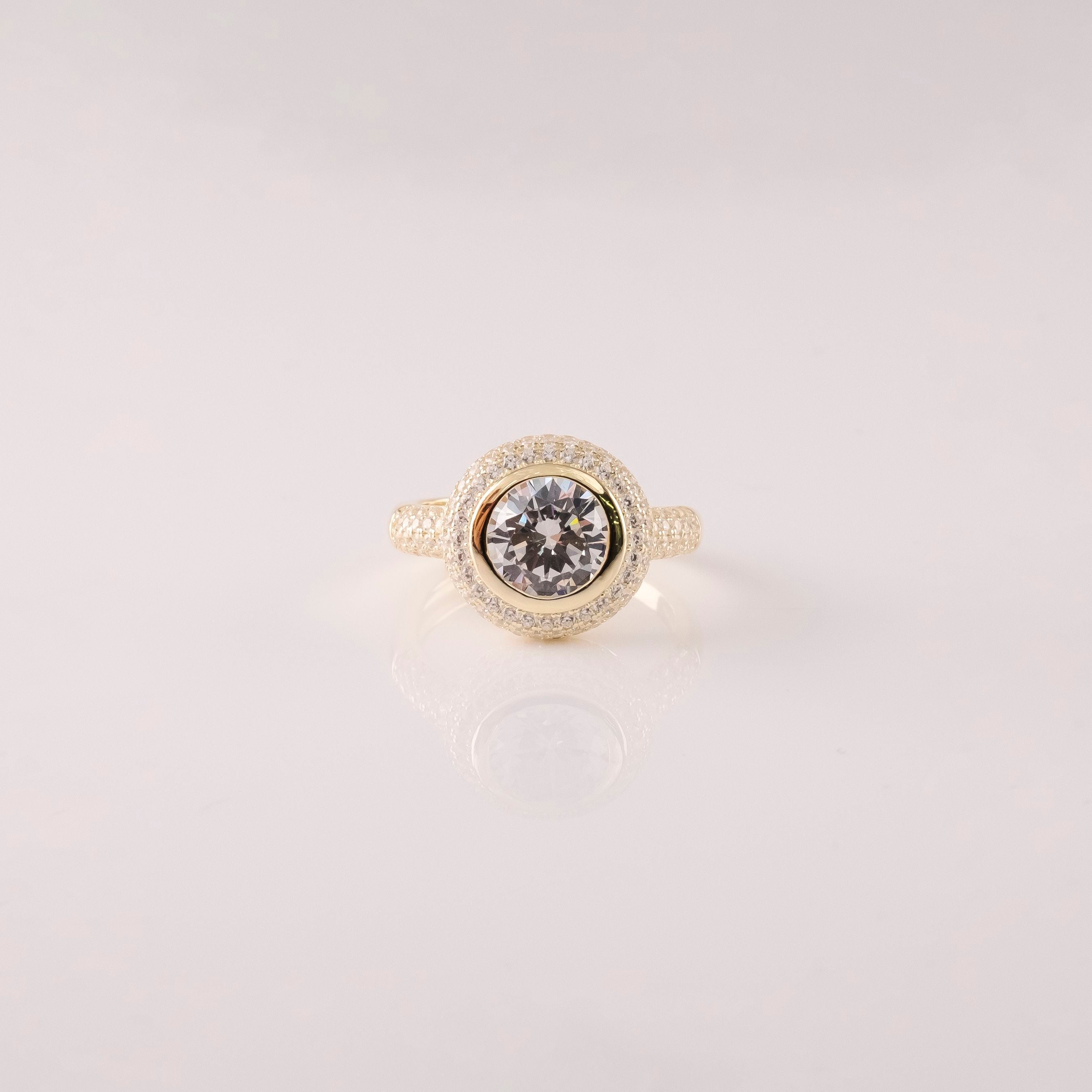 Anello Pietre Piccole E Grande