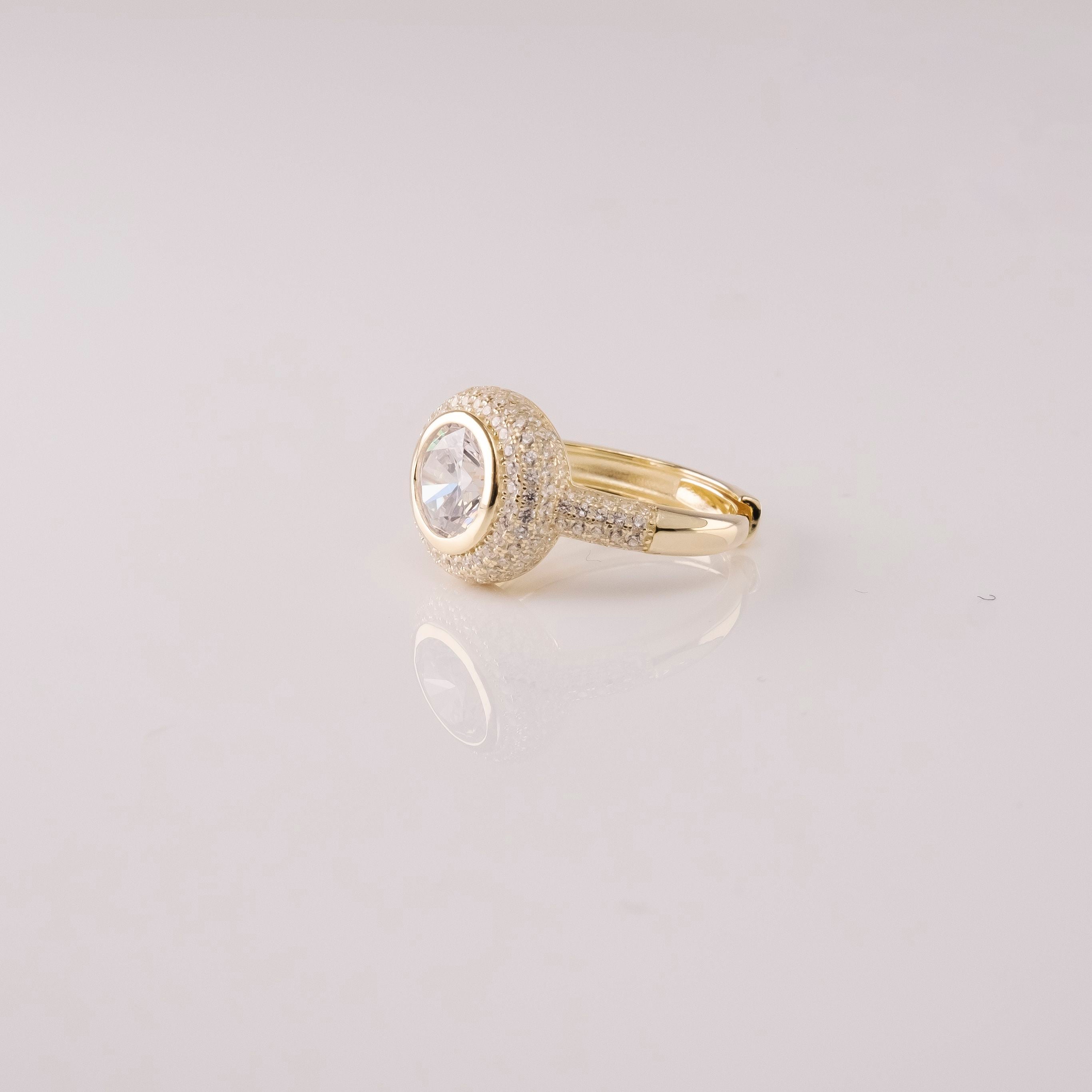 Anello Pietre Piccole E Grande