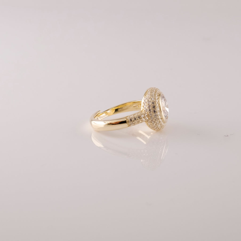 Anello Pietre Piccole E Grande