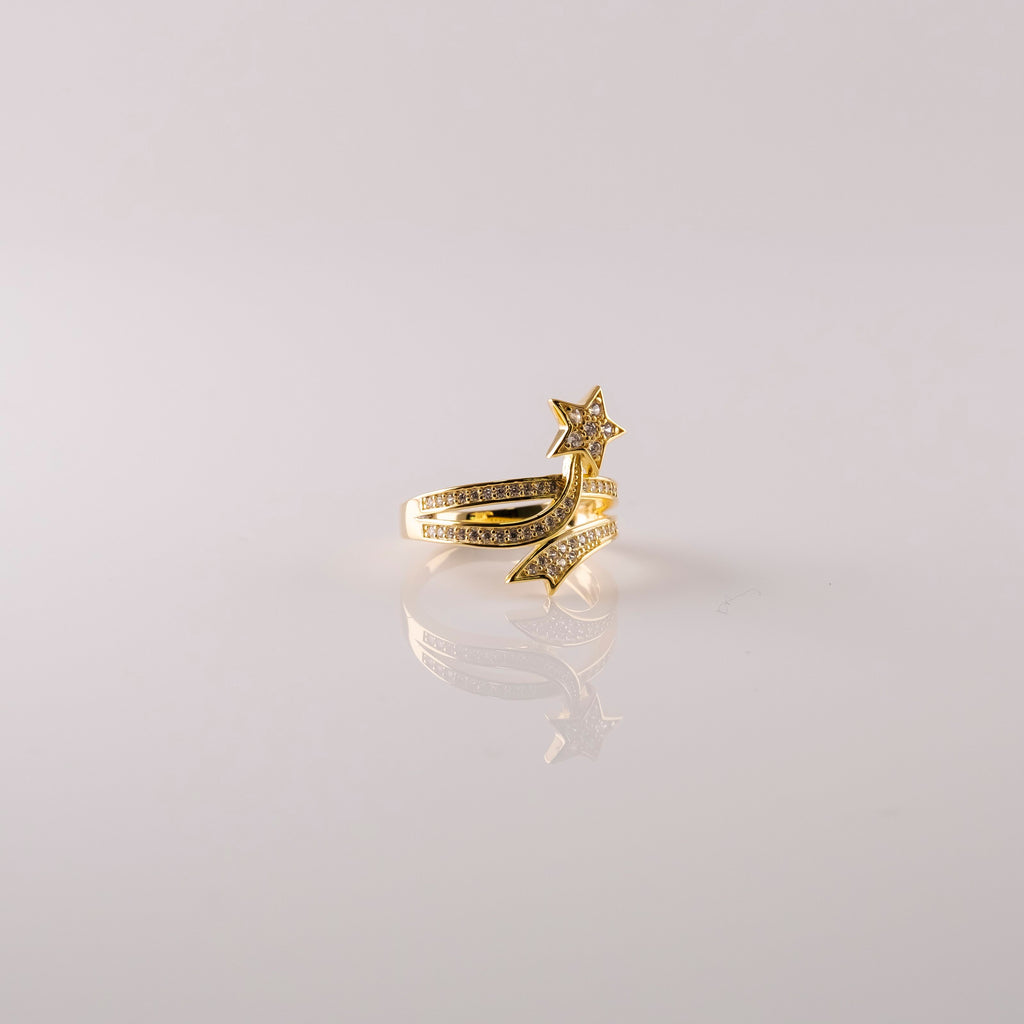 Anello Spirale E Stella