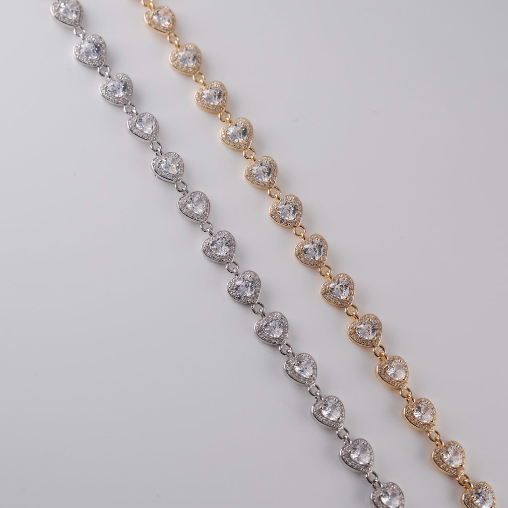 Bracciale Cuori Brillanti