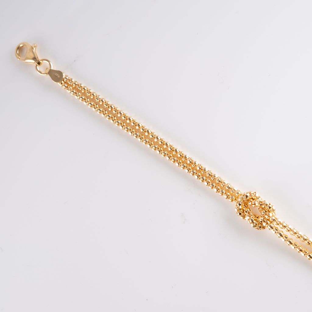 Double Thread Knot Bracelet