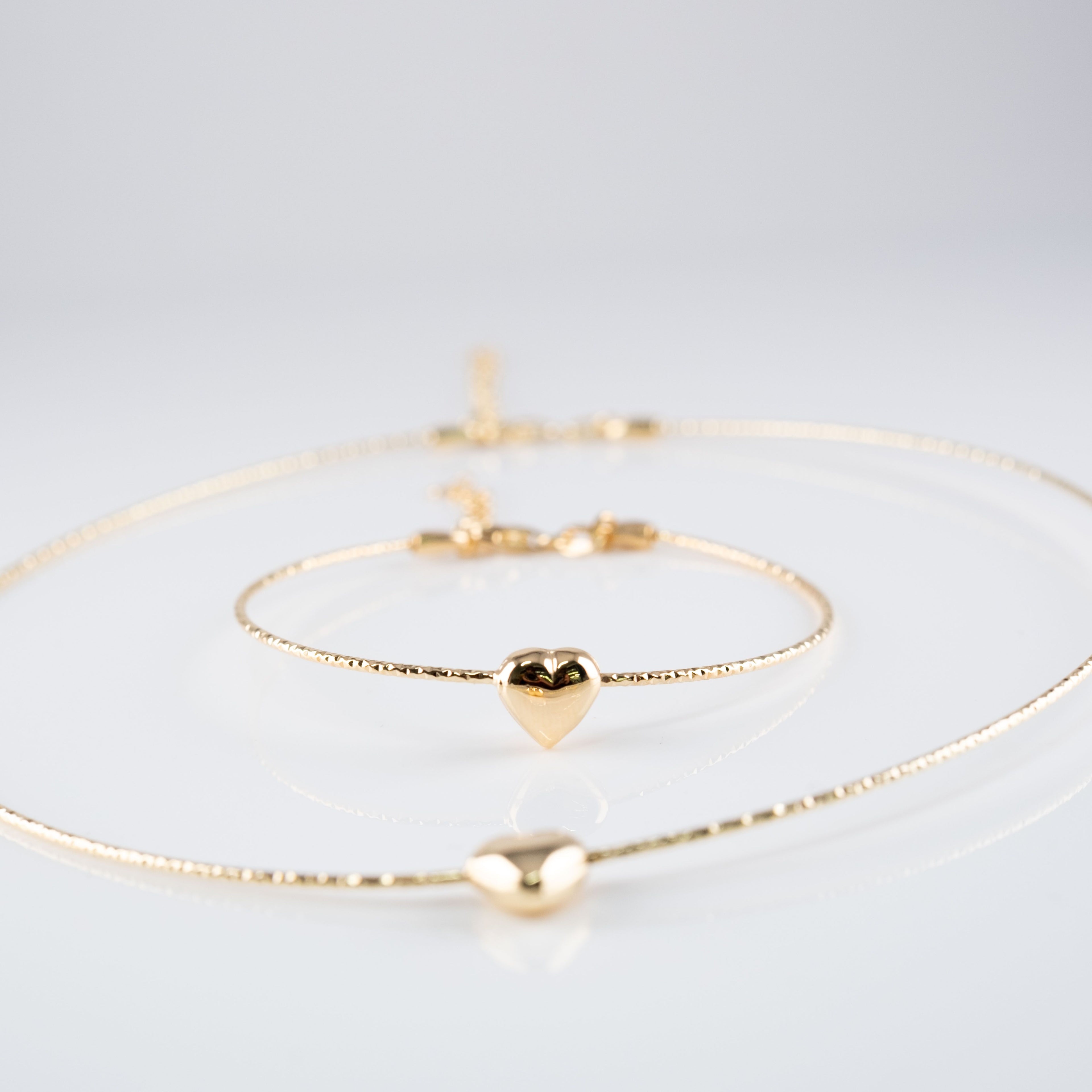 Bracciale Circolare Rigido Cuore