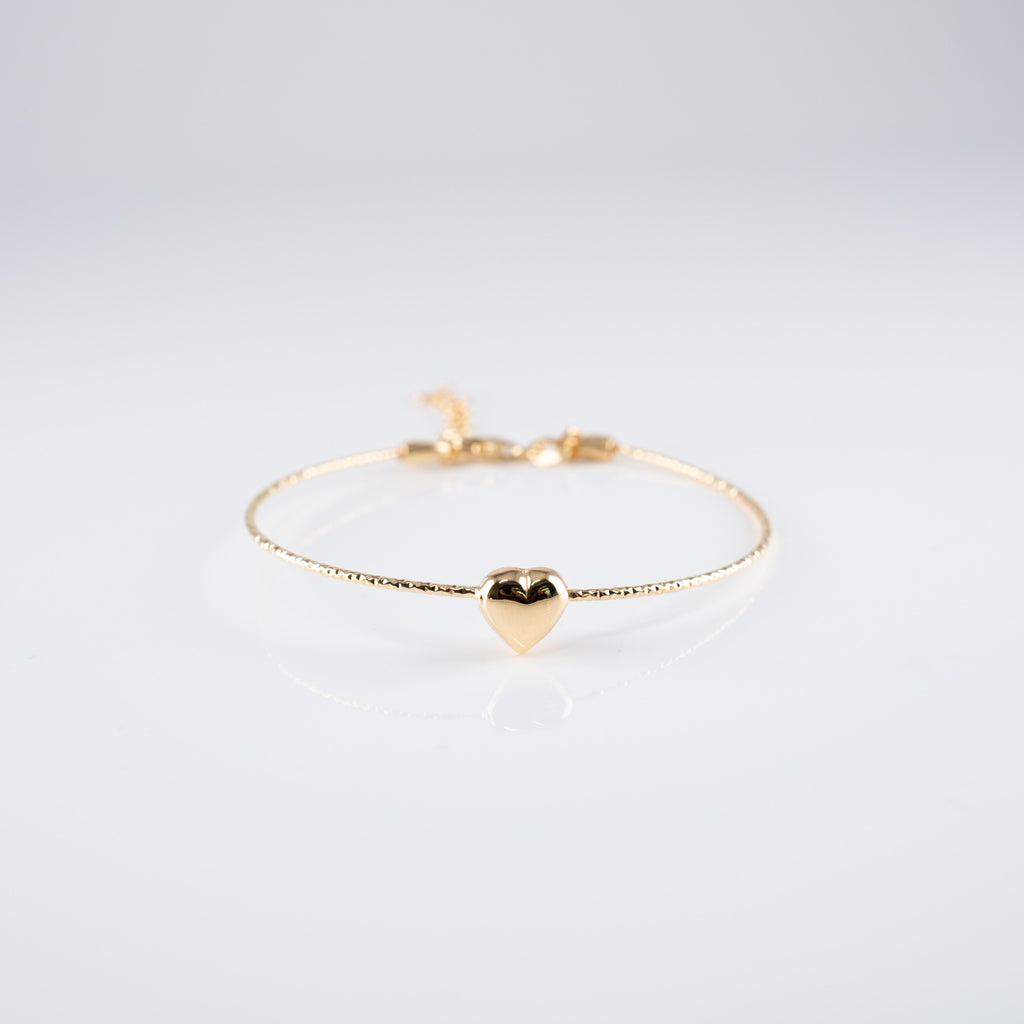 Bracciale Circolare Rigido Cuore