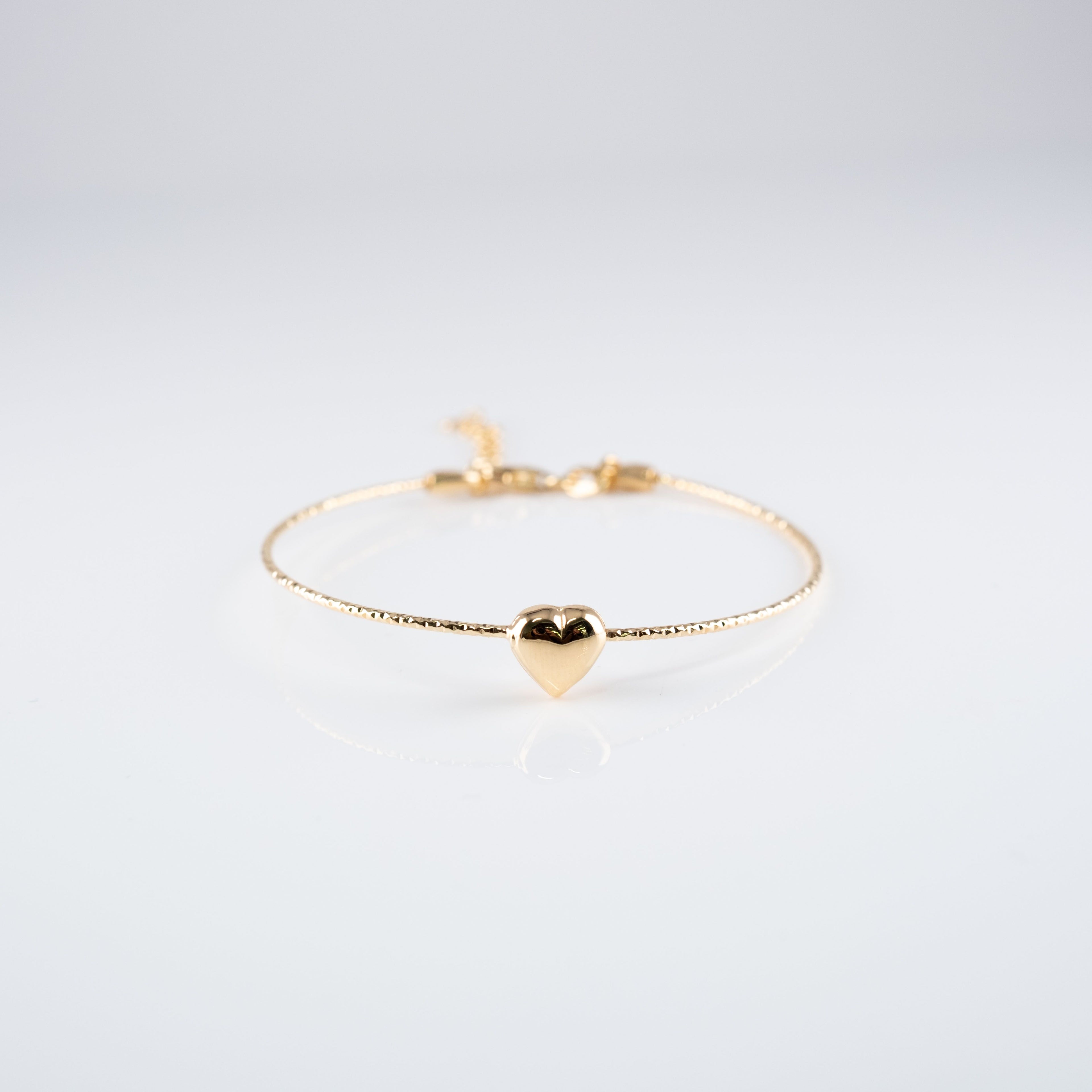 Bracciale Circolare Rigido Cuore