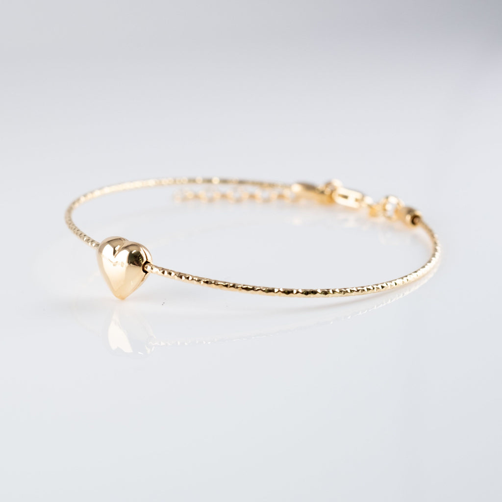 Bracciale Circolare Rigido Cuore