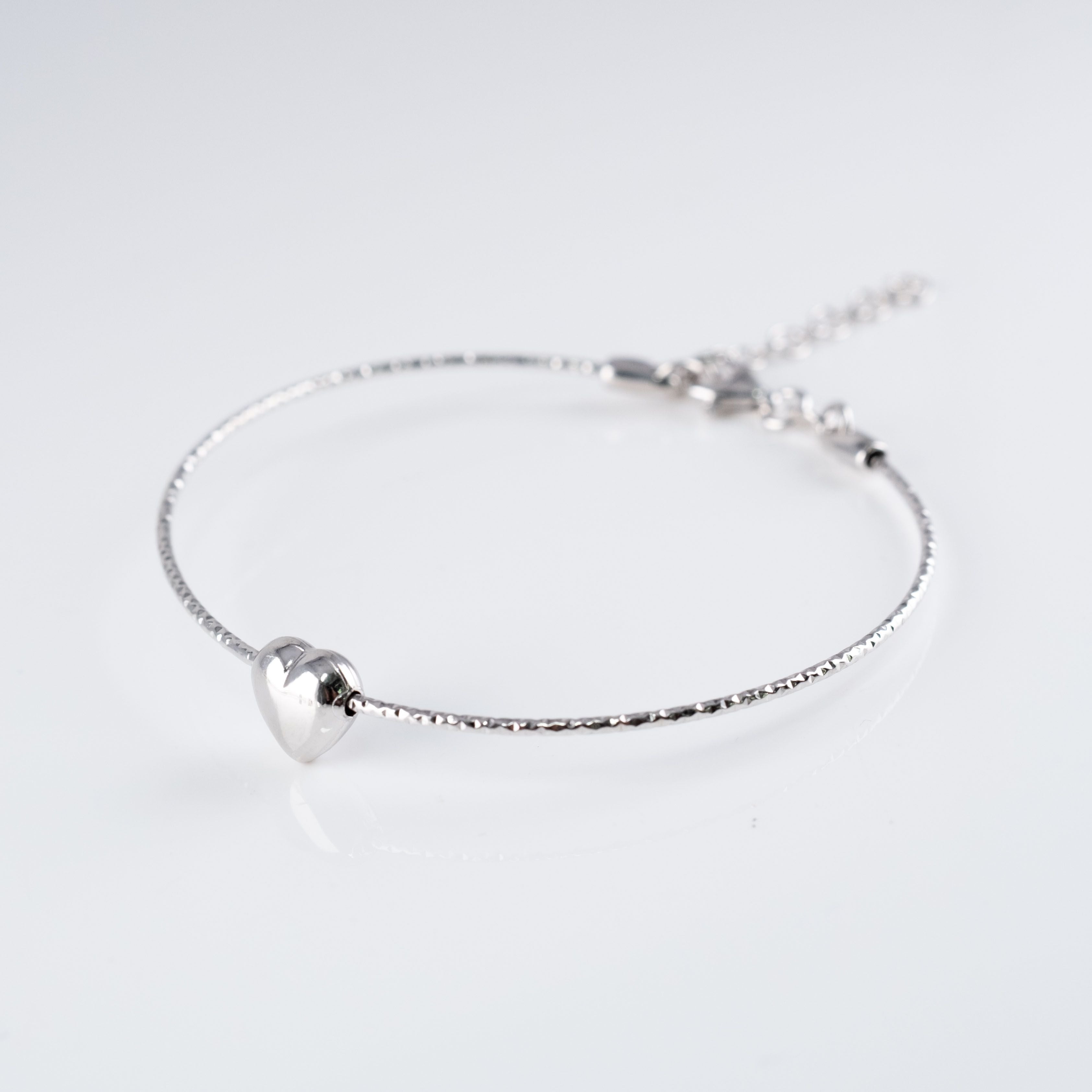 Bracciale Circolare Rigido Cuore