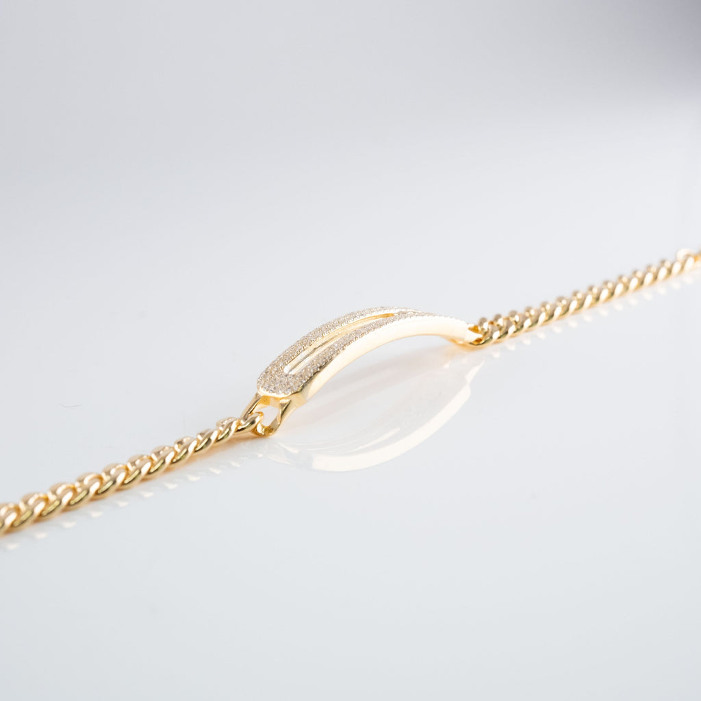 Bracciale Pavè Catena Fine