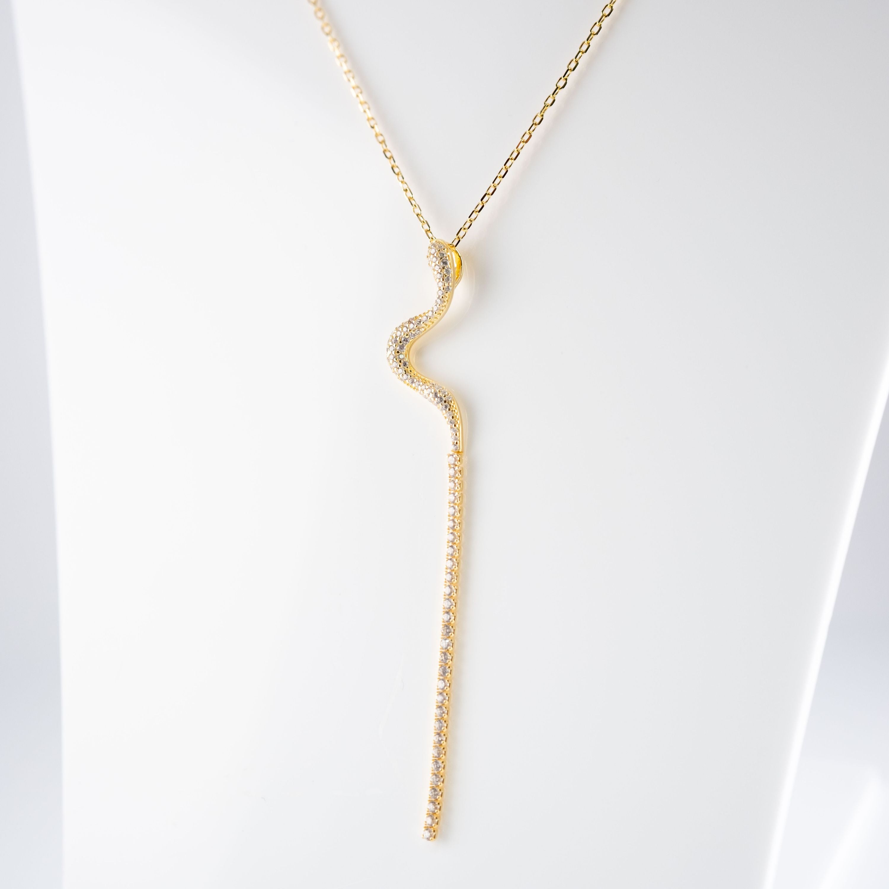 Collana Serpente Coda Lunga