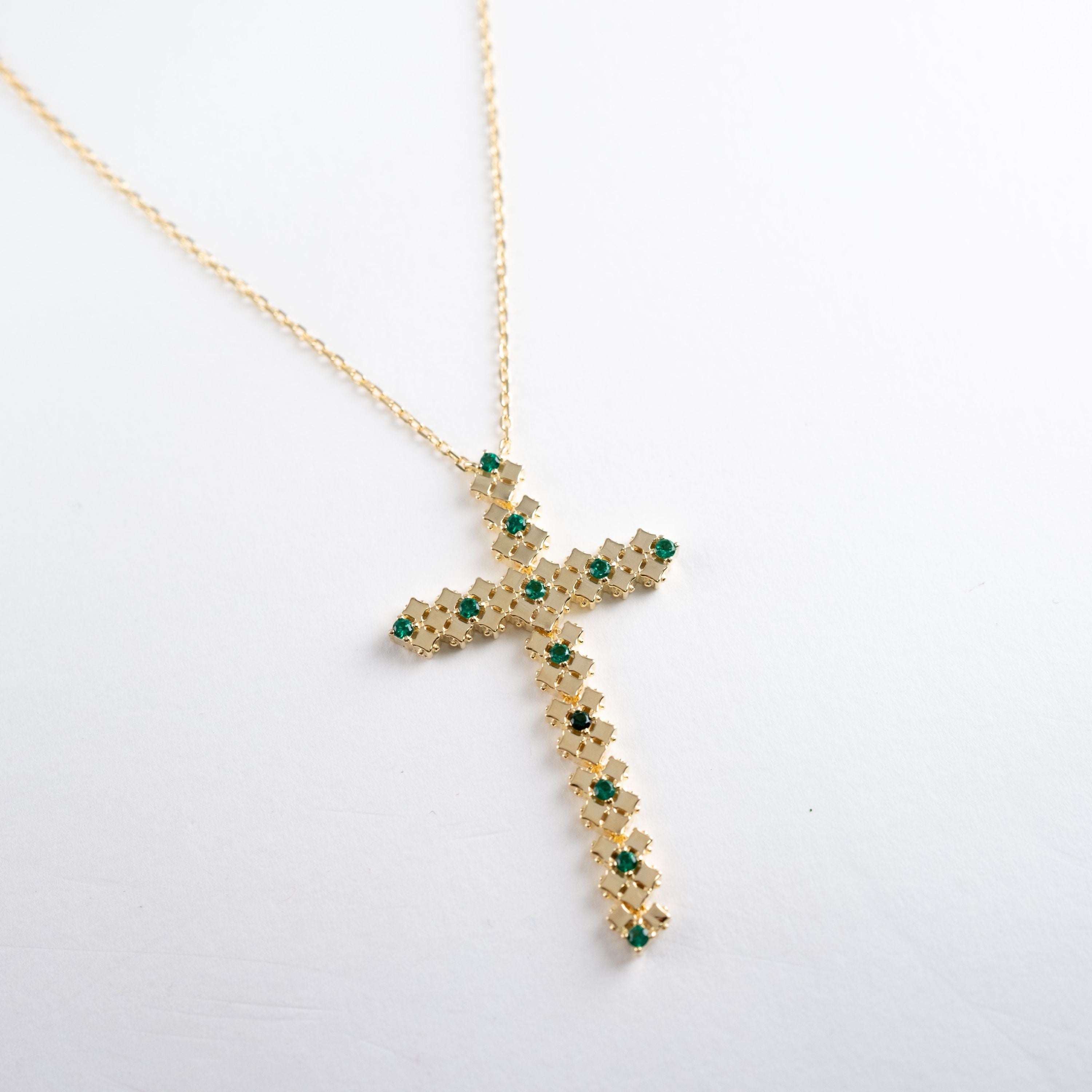 Collana Croce Ondulata