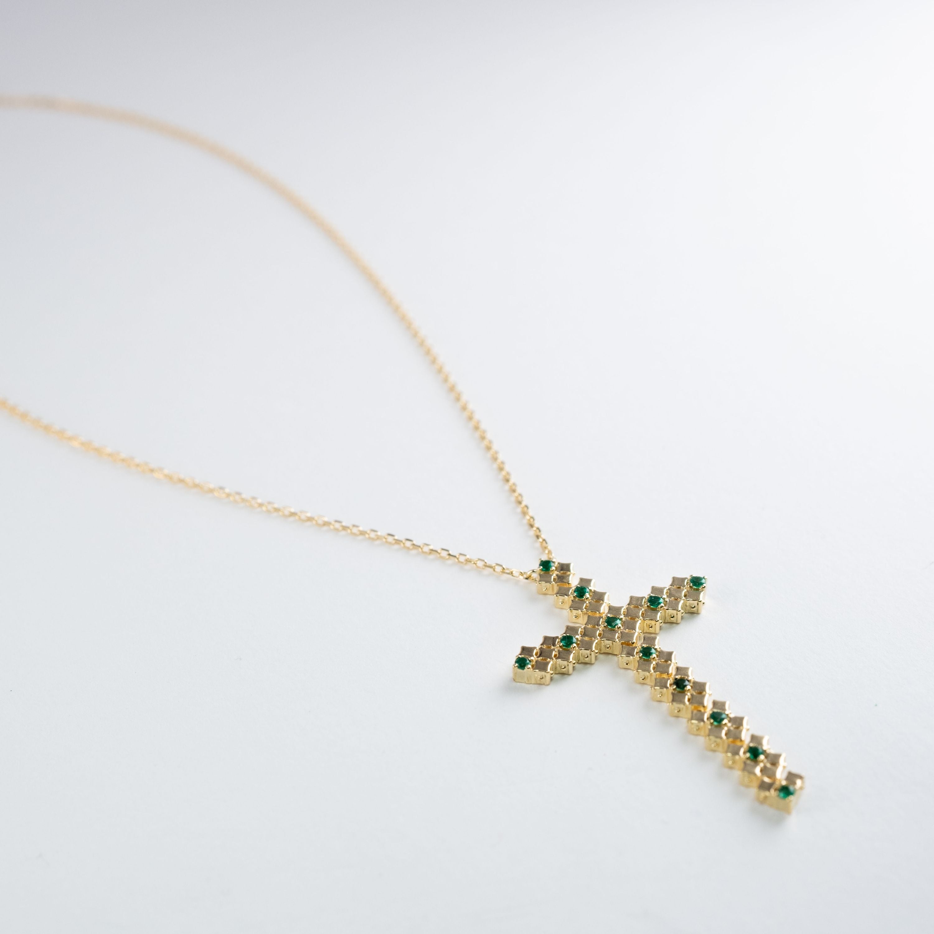 Collana Croce Ondulata