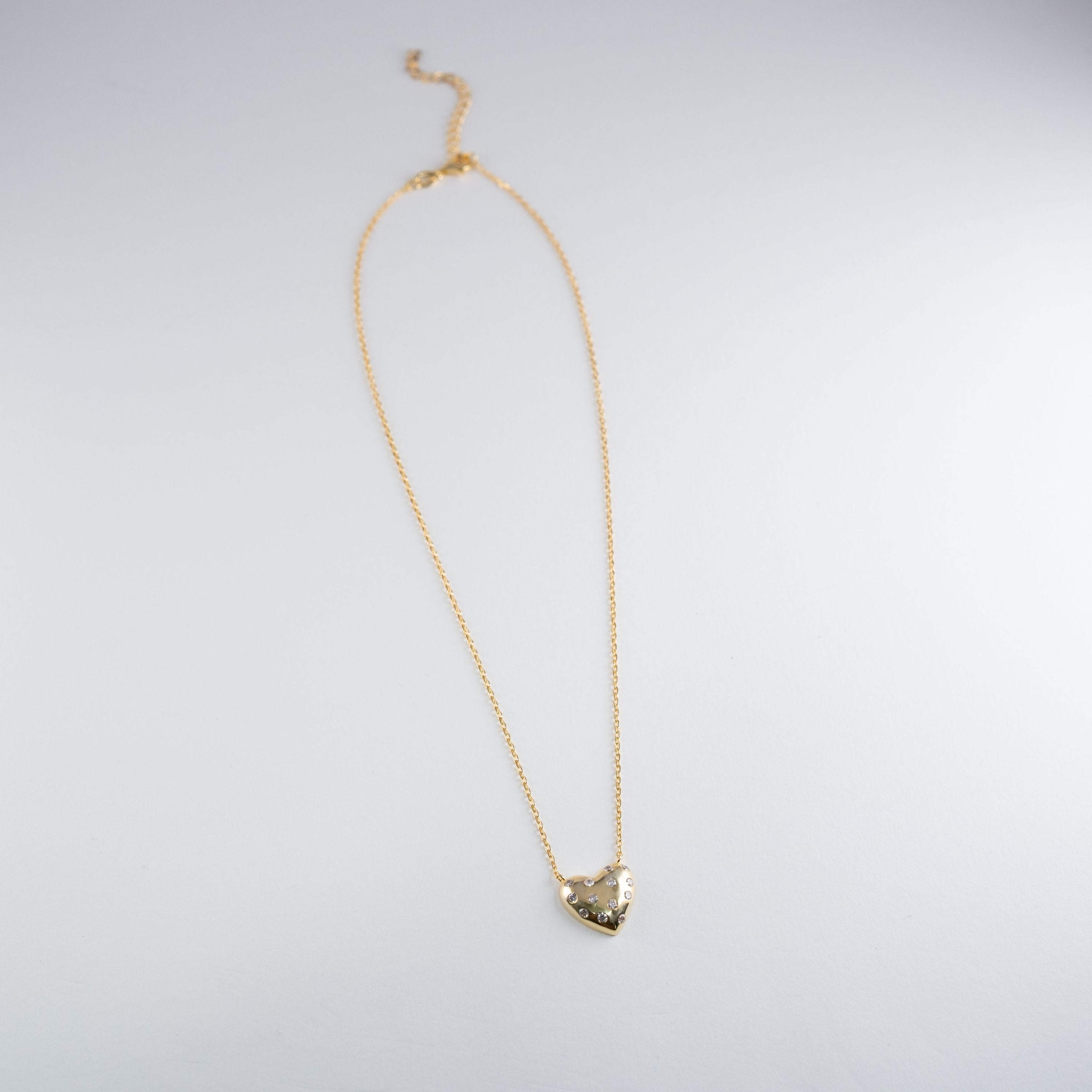 Collana Cuore Con Pietre