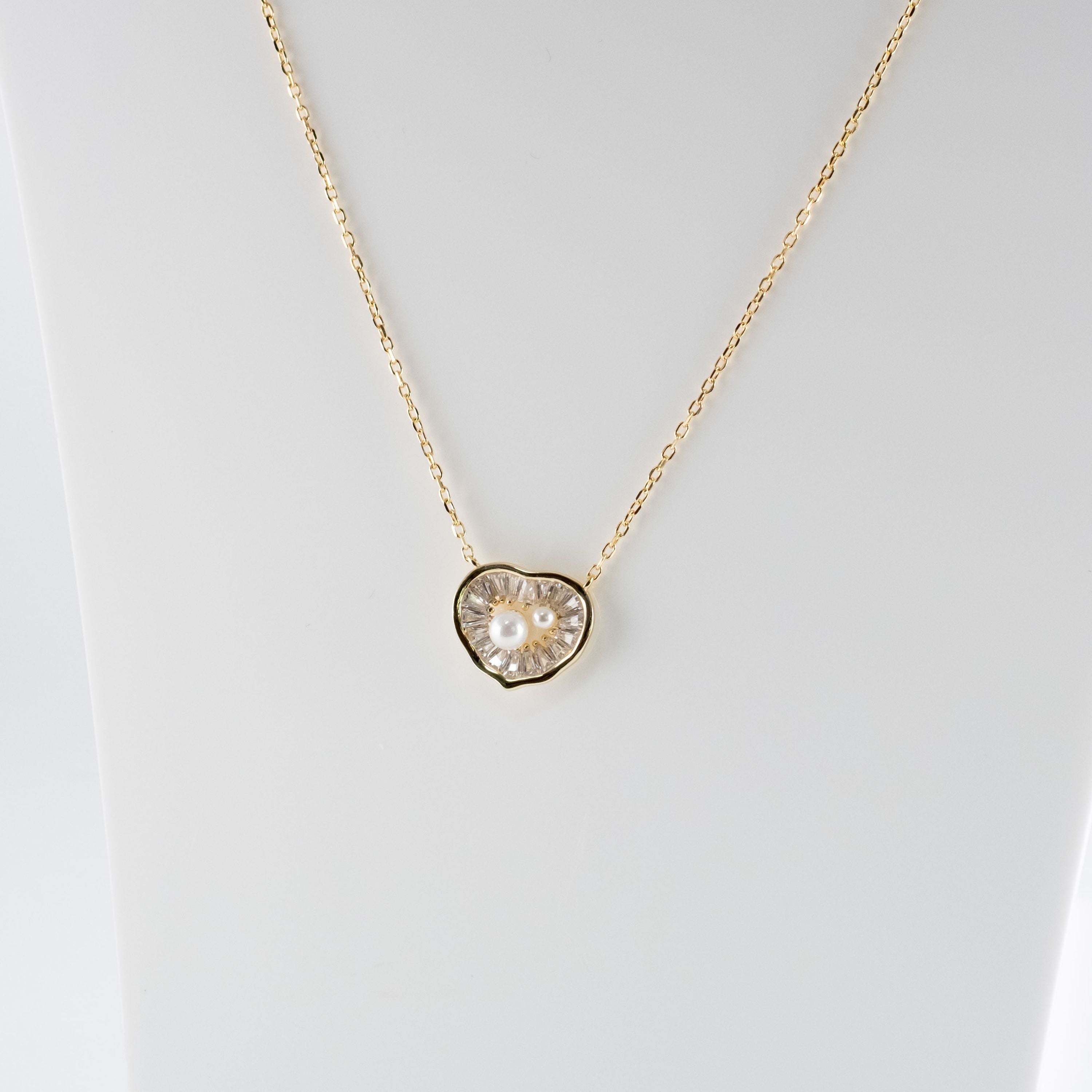 Collana Cuore Di Perla