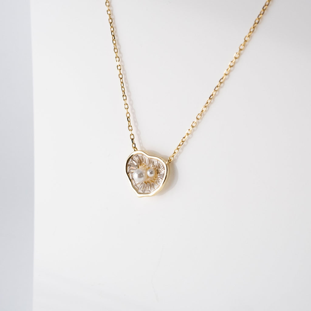 Collana Cuore Di Perla