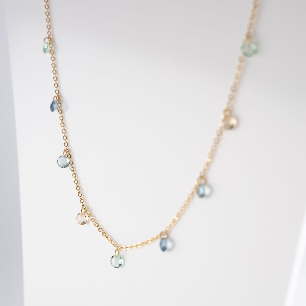 Collana Fina Pietre Chiare